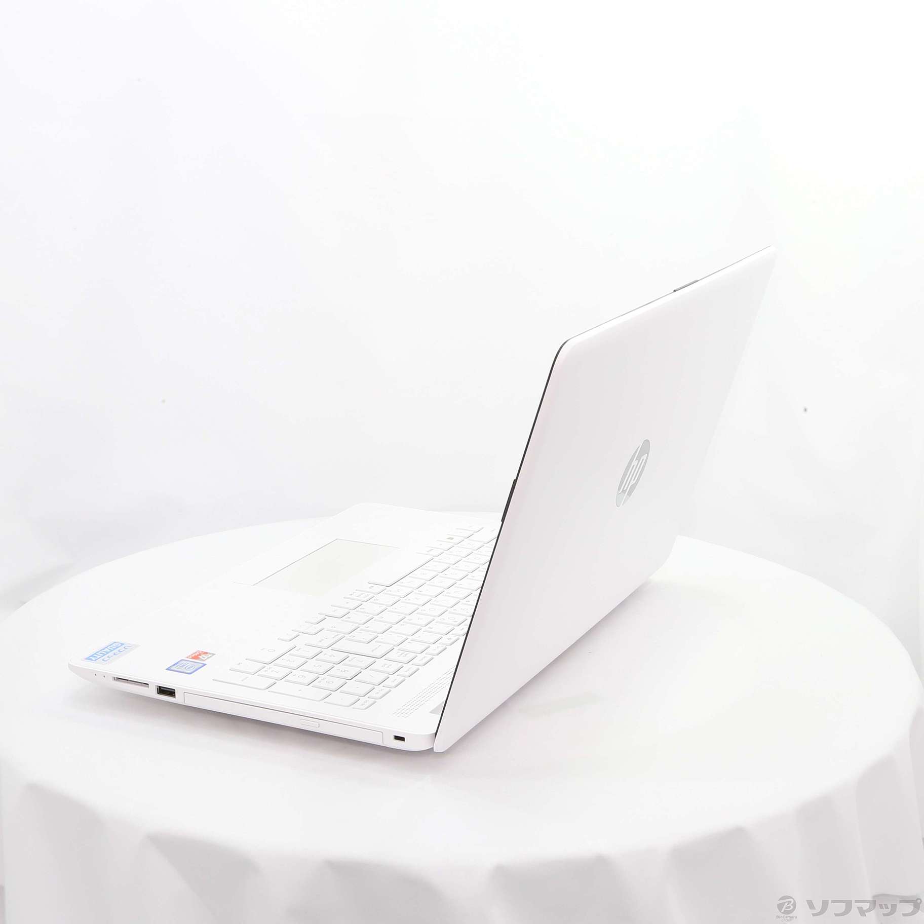 中古】HP 15-da0089TU 4QM57PA-AAAA ピュアホワイト 〔Windows 10