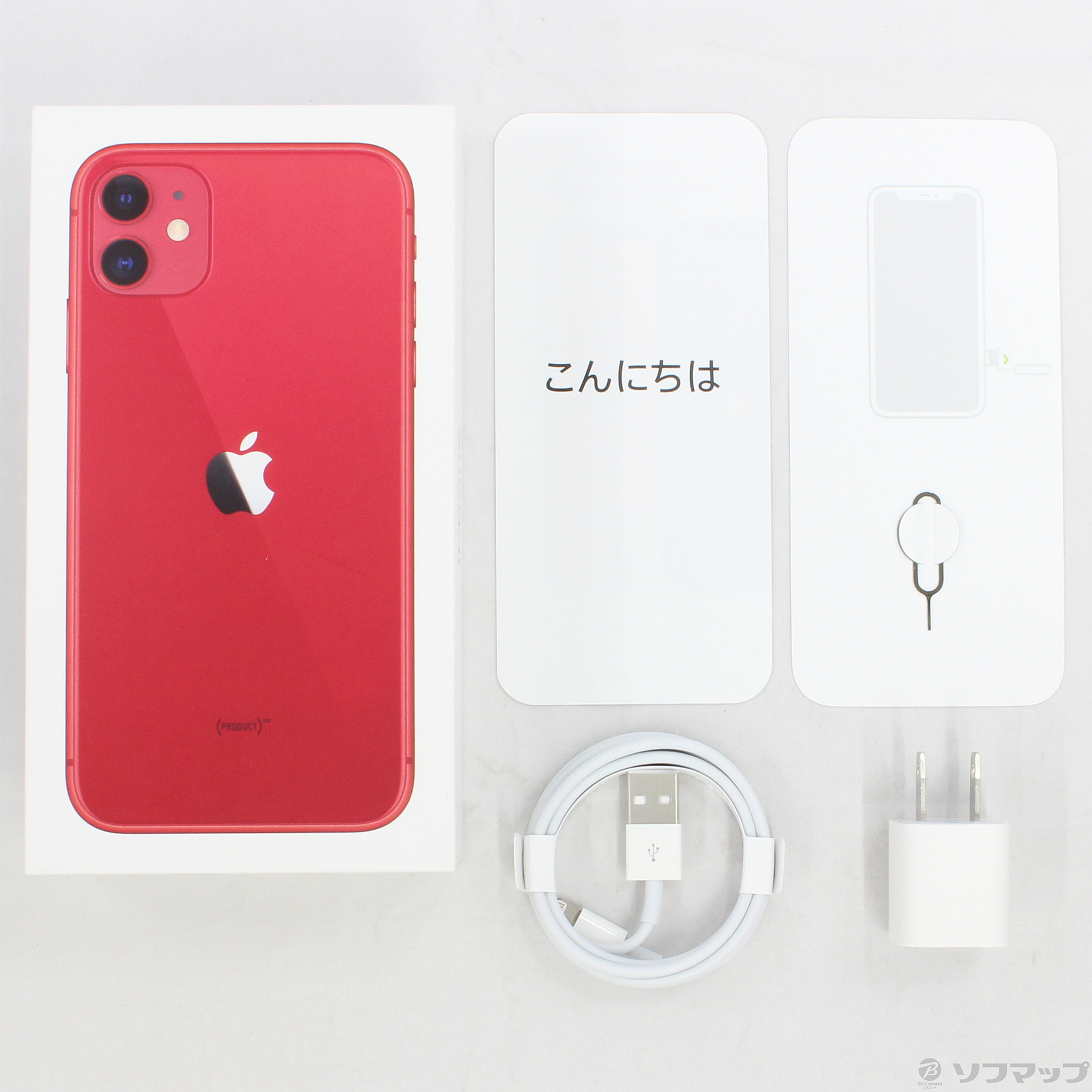 中古】iPhone11 64GB プロダクトレッド NWLV2J／A SIMフリー