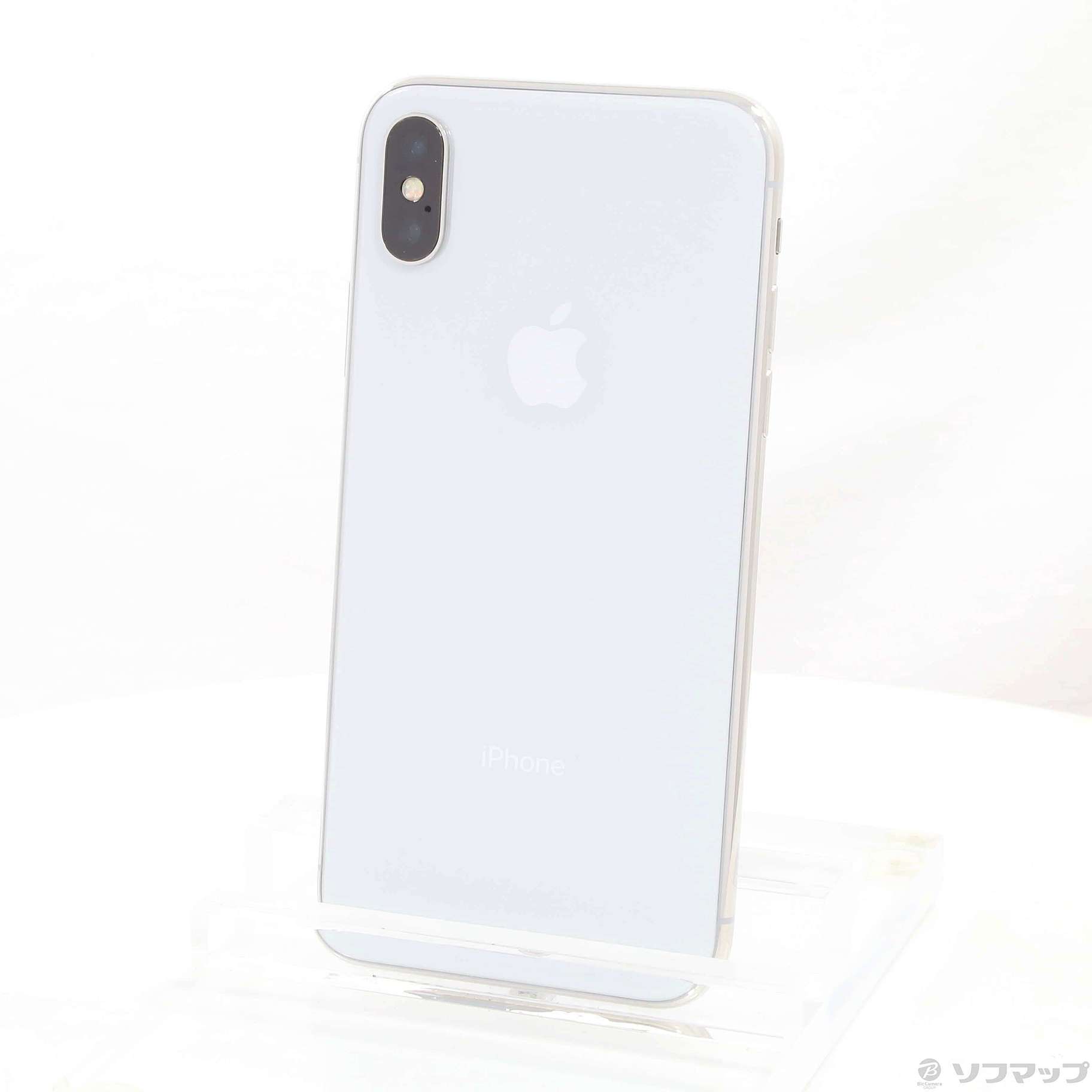 中古】iPhoneX 256GB シルバー MQC22J／A SIMフリー ◇08/22(日)値下げ