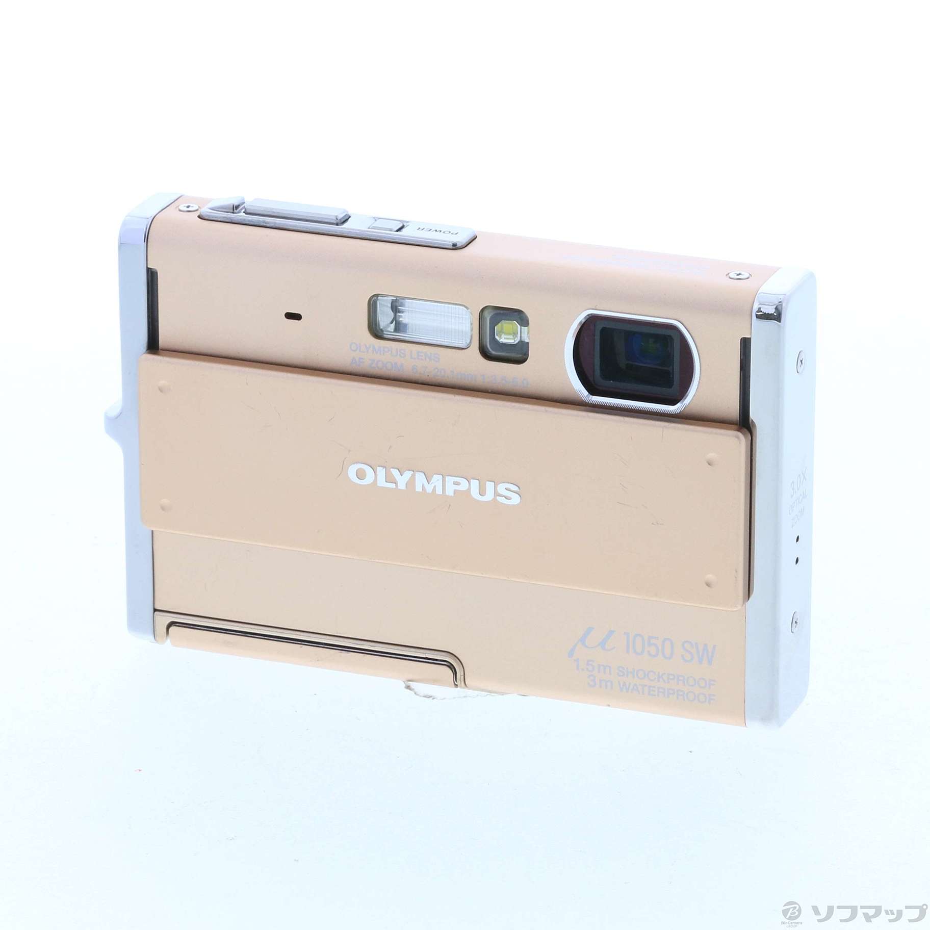 中古】μ1050SW GLD (1010万画素／3倍ズーム／ゴールド) [2133031608797
