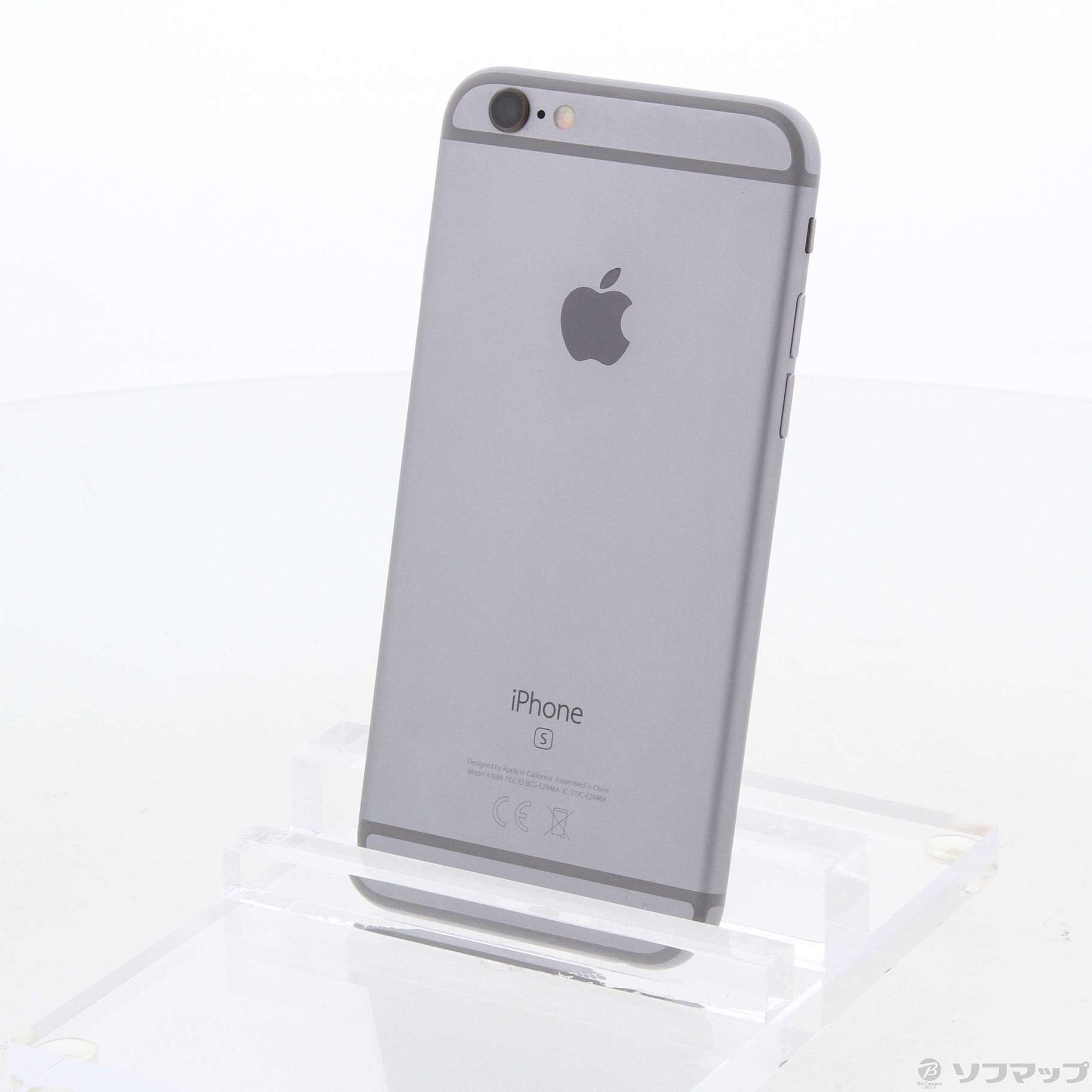 中古】iPhone6s 32GB スペースグレイ MN0W2J／A SIMフリー