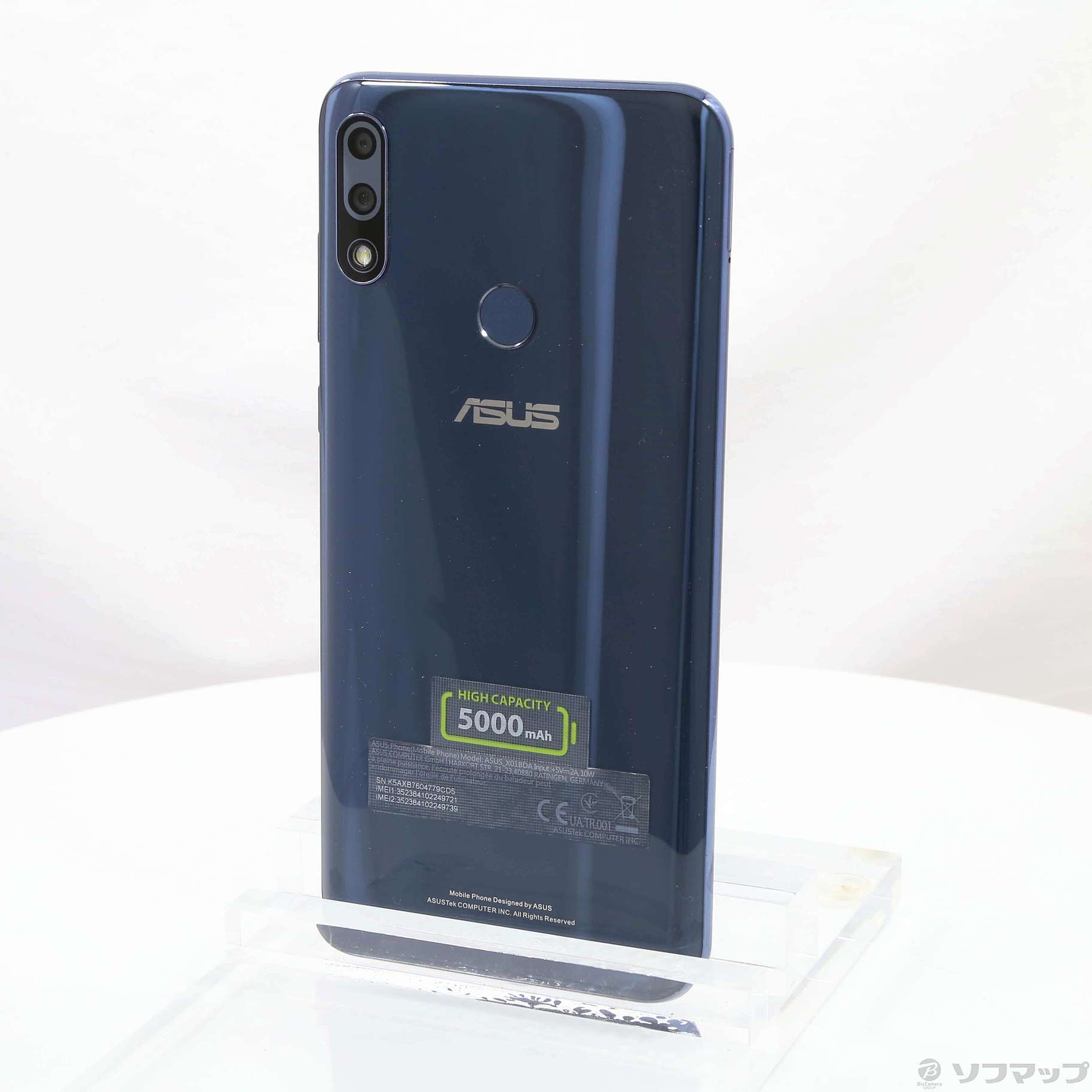 ZenFone - 中古品　ASUS ZenFone Max Pro M2 ZB631KL 中古】ZenFone Max Pro M2 64GB ミッドナイトブルー ZB631KL-BL64S4