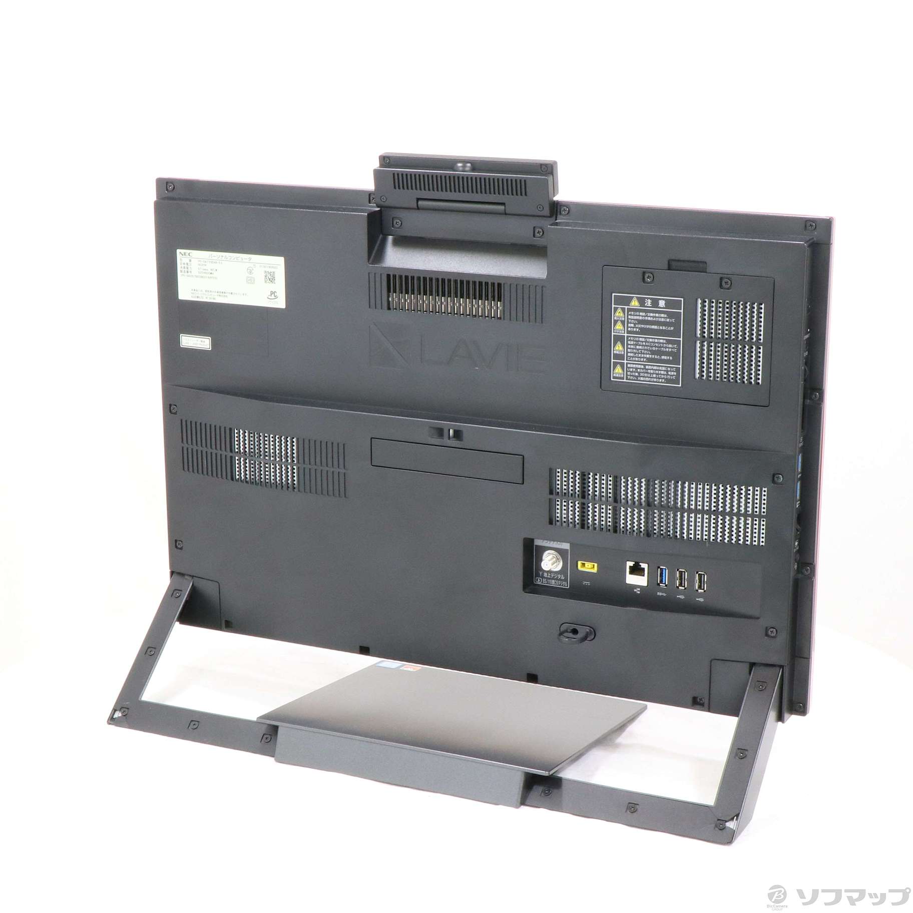 中古】LAVIE Desk All-in-one PC-DA770DAR-E3 クランベリーレッド