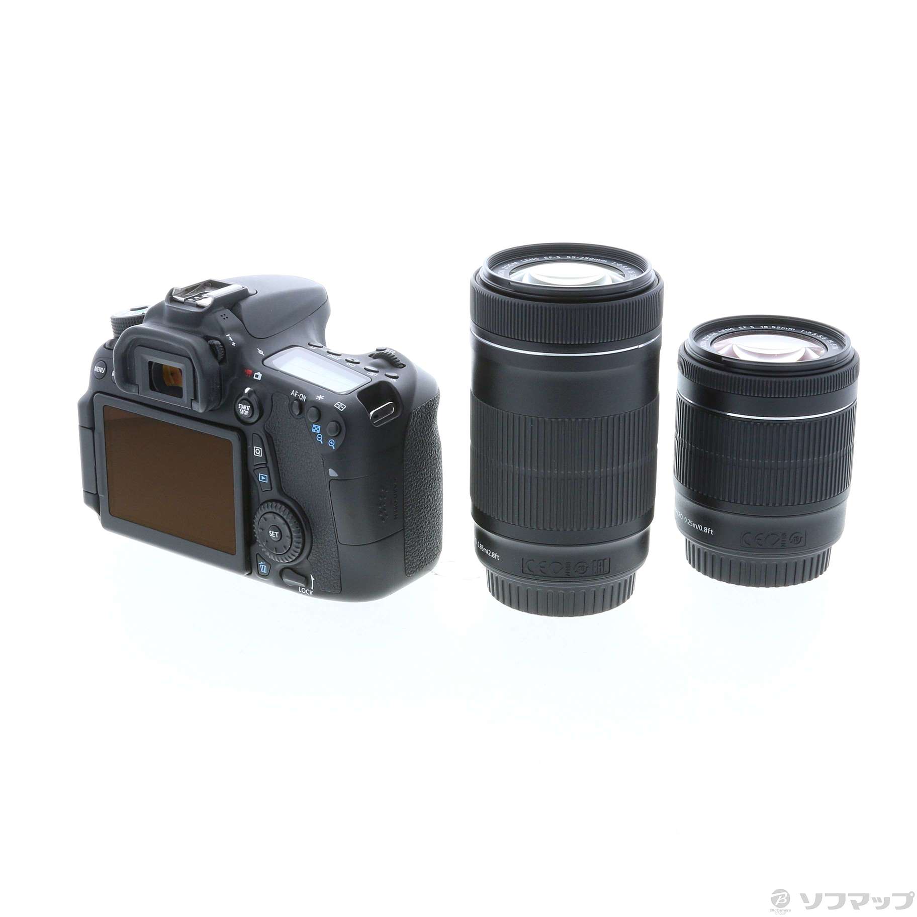 中古】EOS 70D(W) ダブルズームキット (2020万画素／SDXC