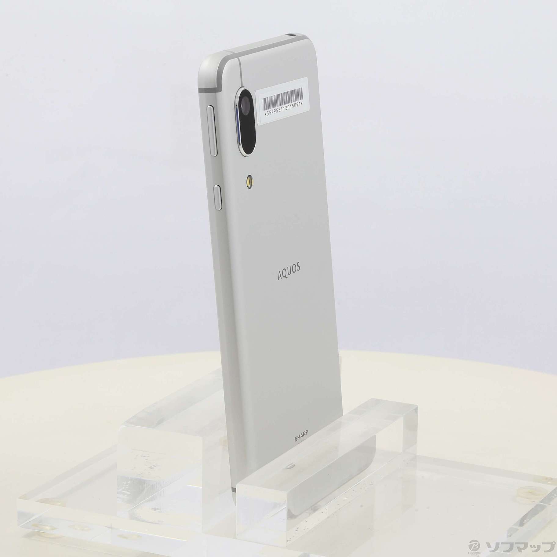 中古】AQUOS sense3 basic 32GB シルバー SHV48 auロック解除SIMフリー