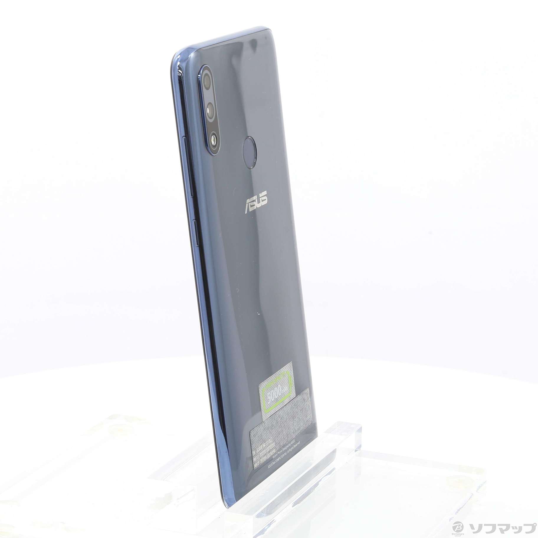 みですが 未使用！Zenfone Max Pro M2 ミッドナイトブルー ASUSの通販