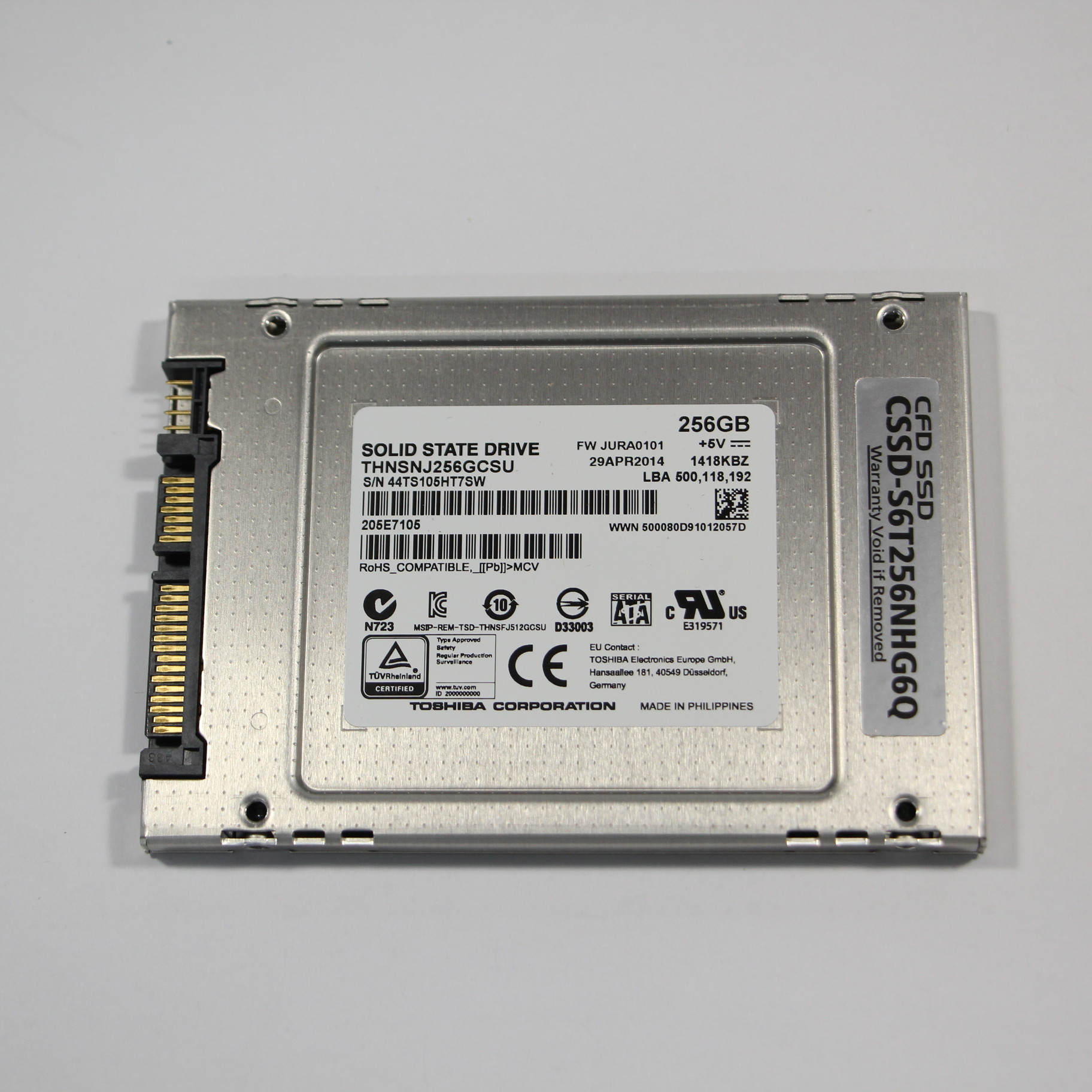 CSSD-S6T256NHG6Q SSD256GB - 通販 - magiaverdeshop.com