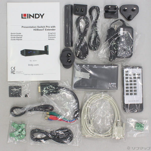 中古品〕 LINDY C6 HDBaseT HDMI 2.0 18Gエクステンダ