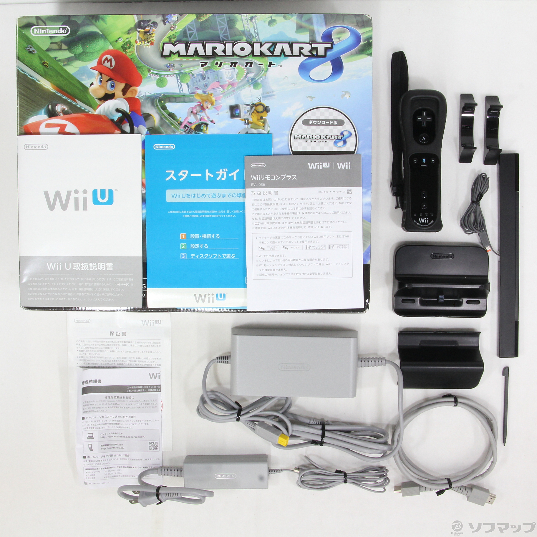 中古 Wii U マリオカート8セットクロ Wup S Kagh リコレ ソフマップの中古通販サイト