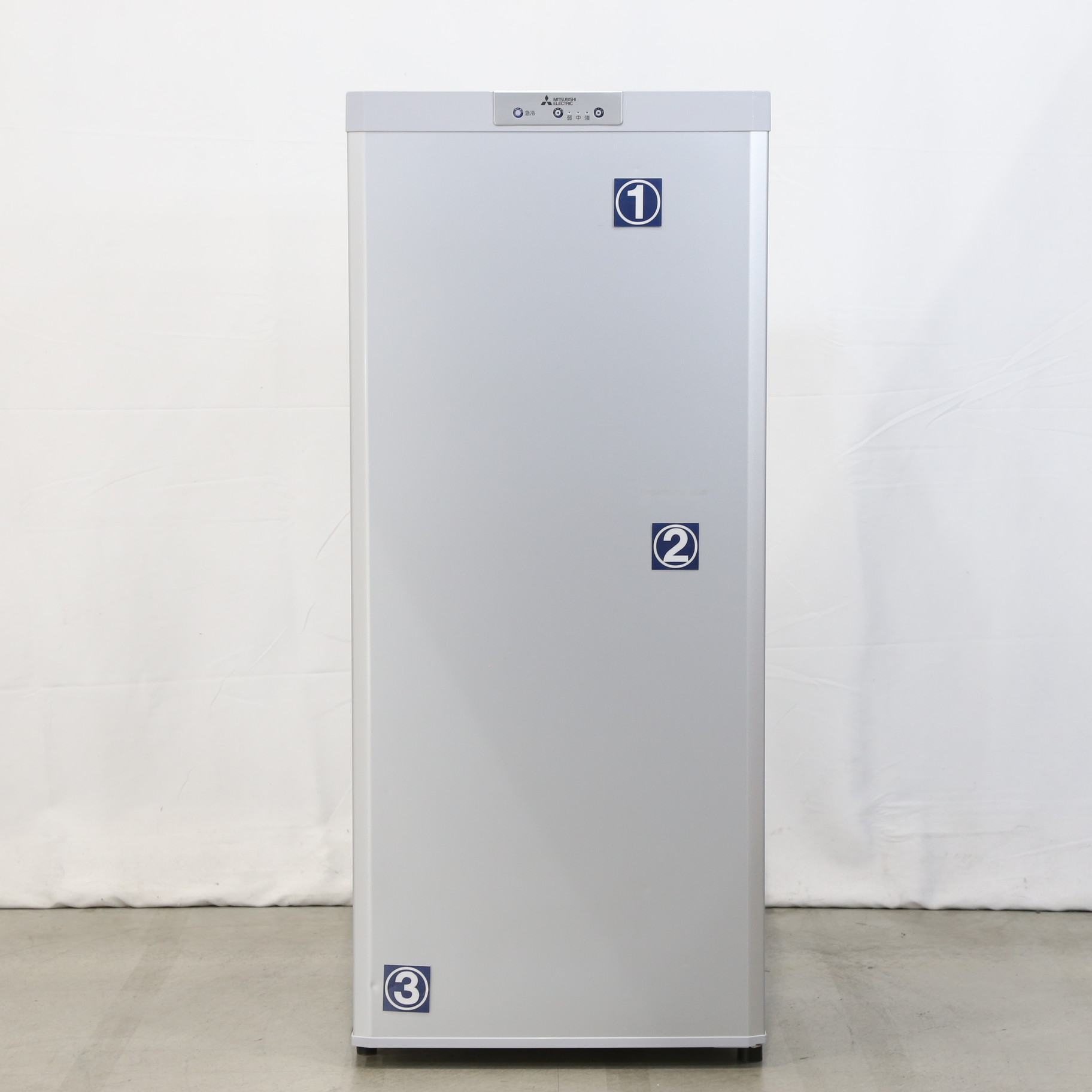 三菱 MF-U12D-S 1ドア冷凍庫 右開きタイプ 121L - キッチン家電