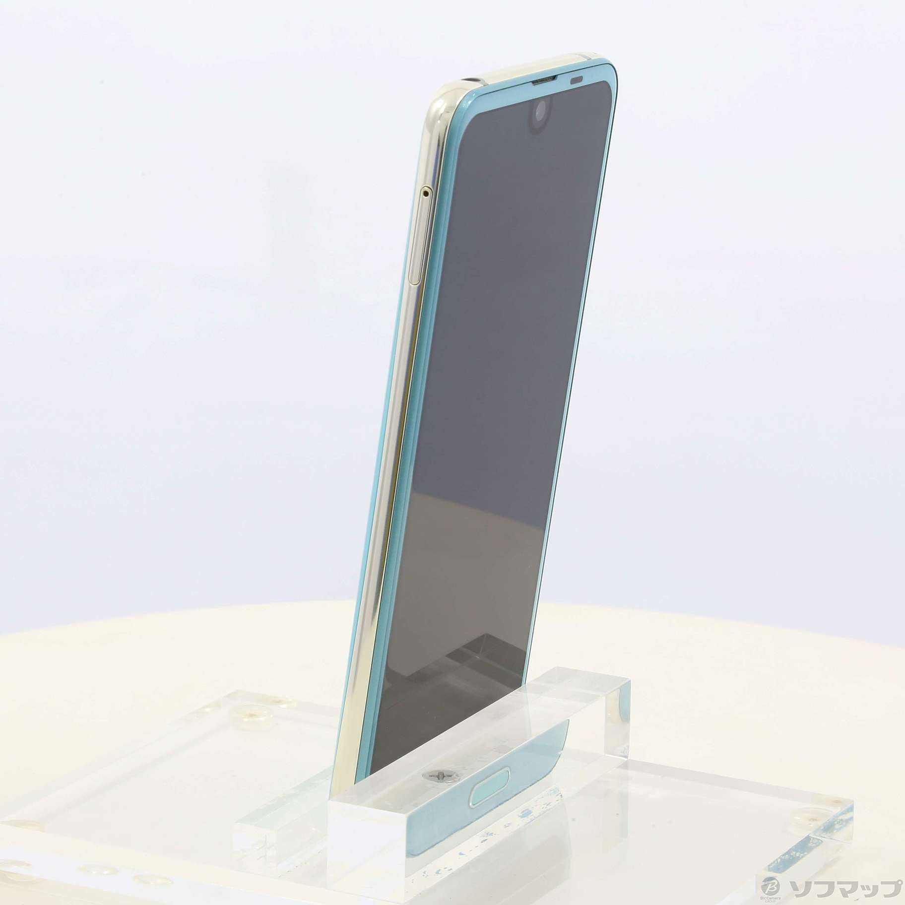 中古】AQUOS R2 64GB アクアマリン SHV42 auロック解除SIMフリー