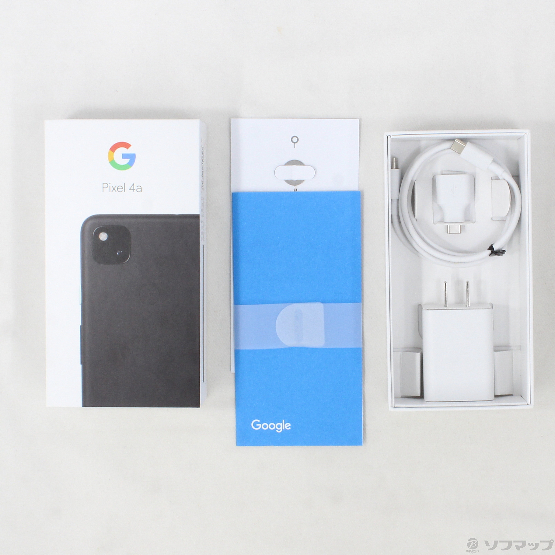 Google Pixel 4a ブラック 本体 箱付き 中古】Google Pixel 4a 128GB ジャストブラック G025M SoftBank