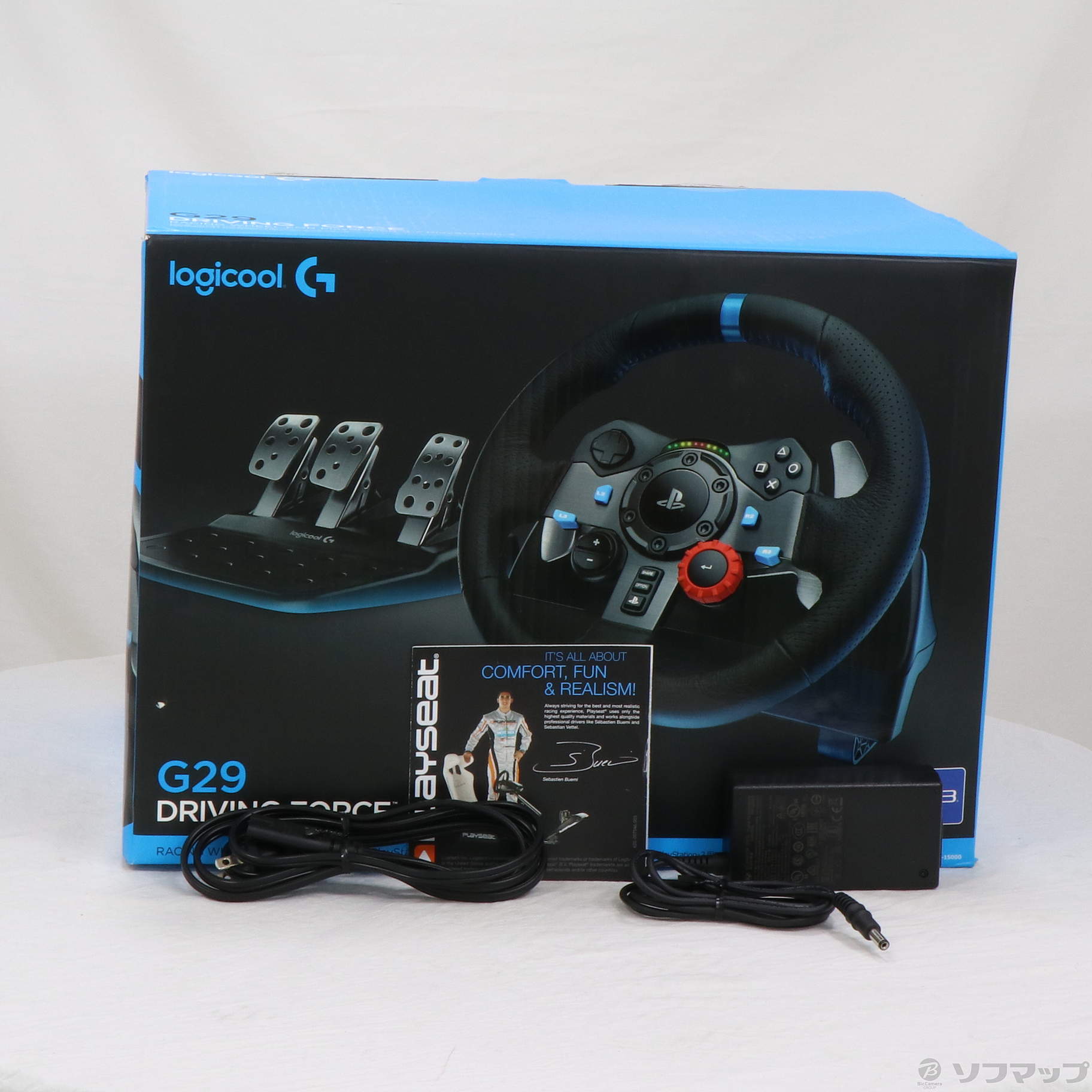 中古】G29 ドライビングフォース LPRC-15000 ブラック 【PS4 PS3 ...