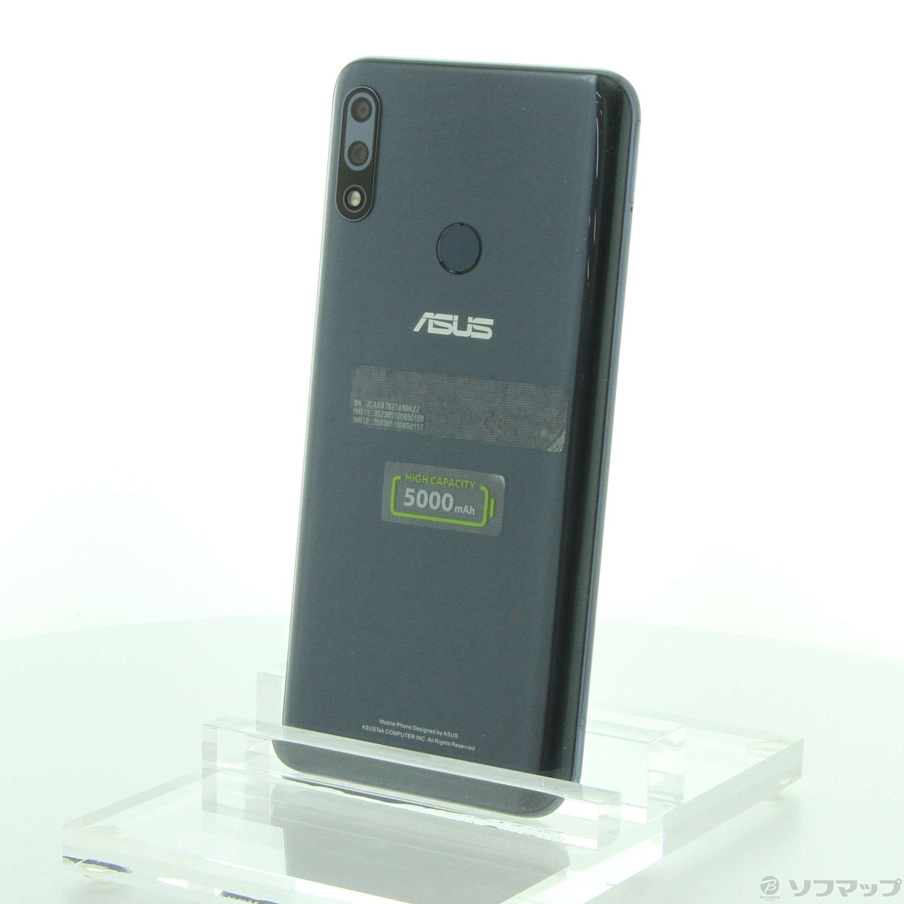 中古】ZenFone Max Pro M2 64GB ミッドナイトブルー ZB631KL-BL64S6 ...