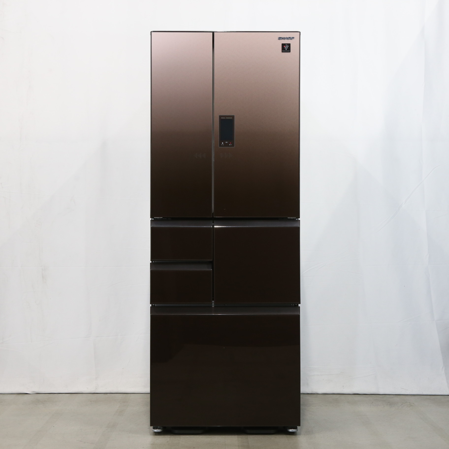 冷蔵庫 プラズマクラスター冷蔵庫 ブラウン SJ-AF50G-T