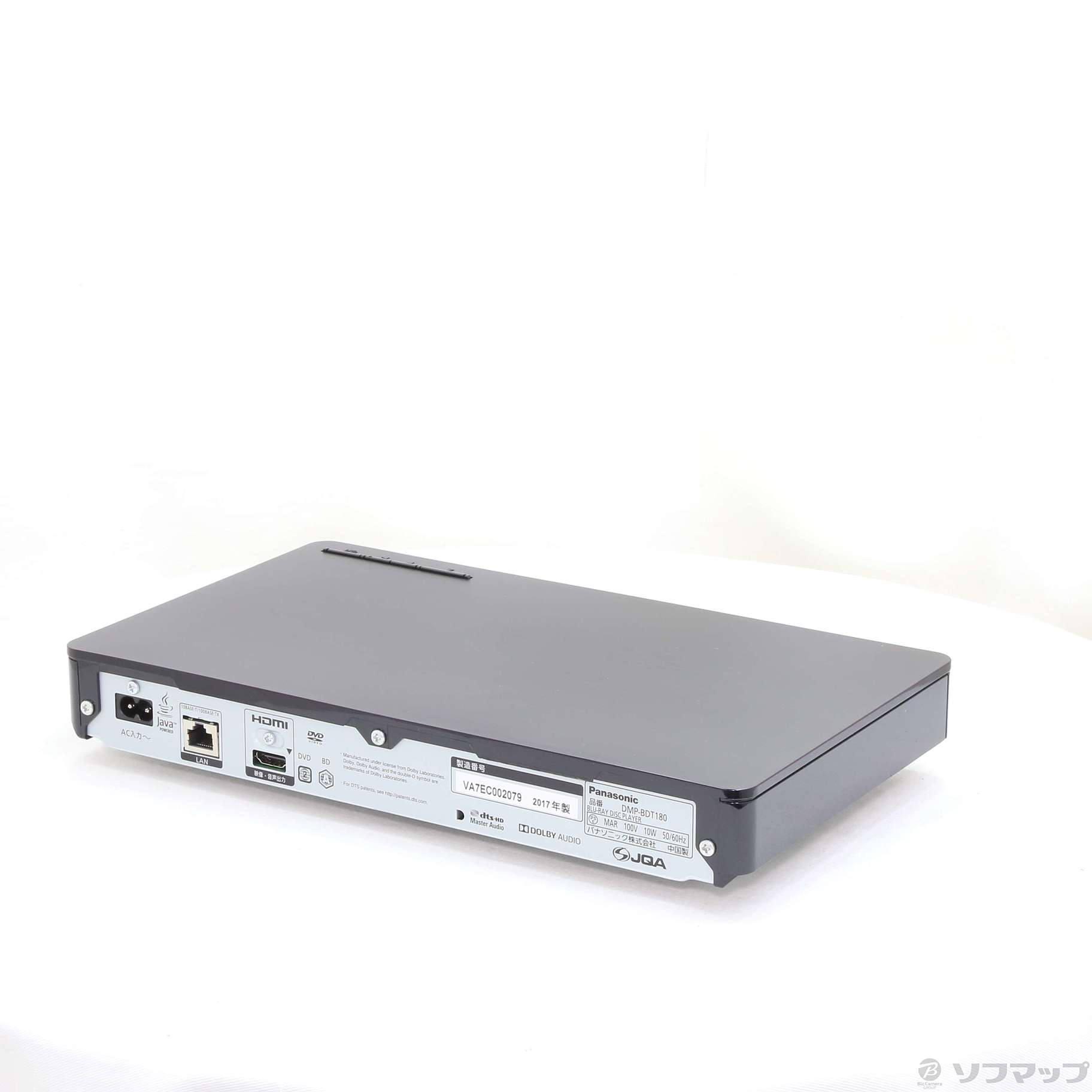 Panasonic  DMP-BDT180  ブルーレイディスクプレーヤー  中古品 動作確認済 Panasonic（パナソニック） 【中古】Panasonic ブルーレイディスク