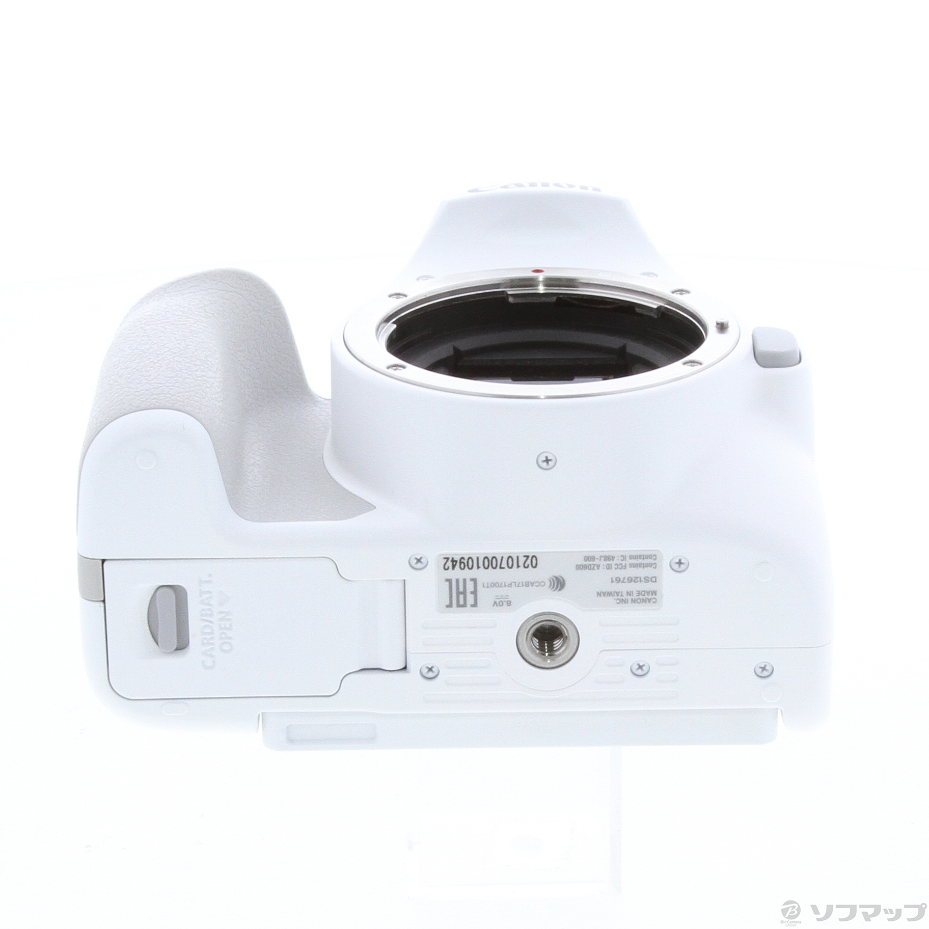 中古】〔展示品〕 EOS Kiss X10 (ホワイト) EF-S18-55 IS STM レンズ 