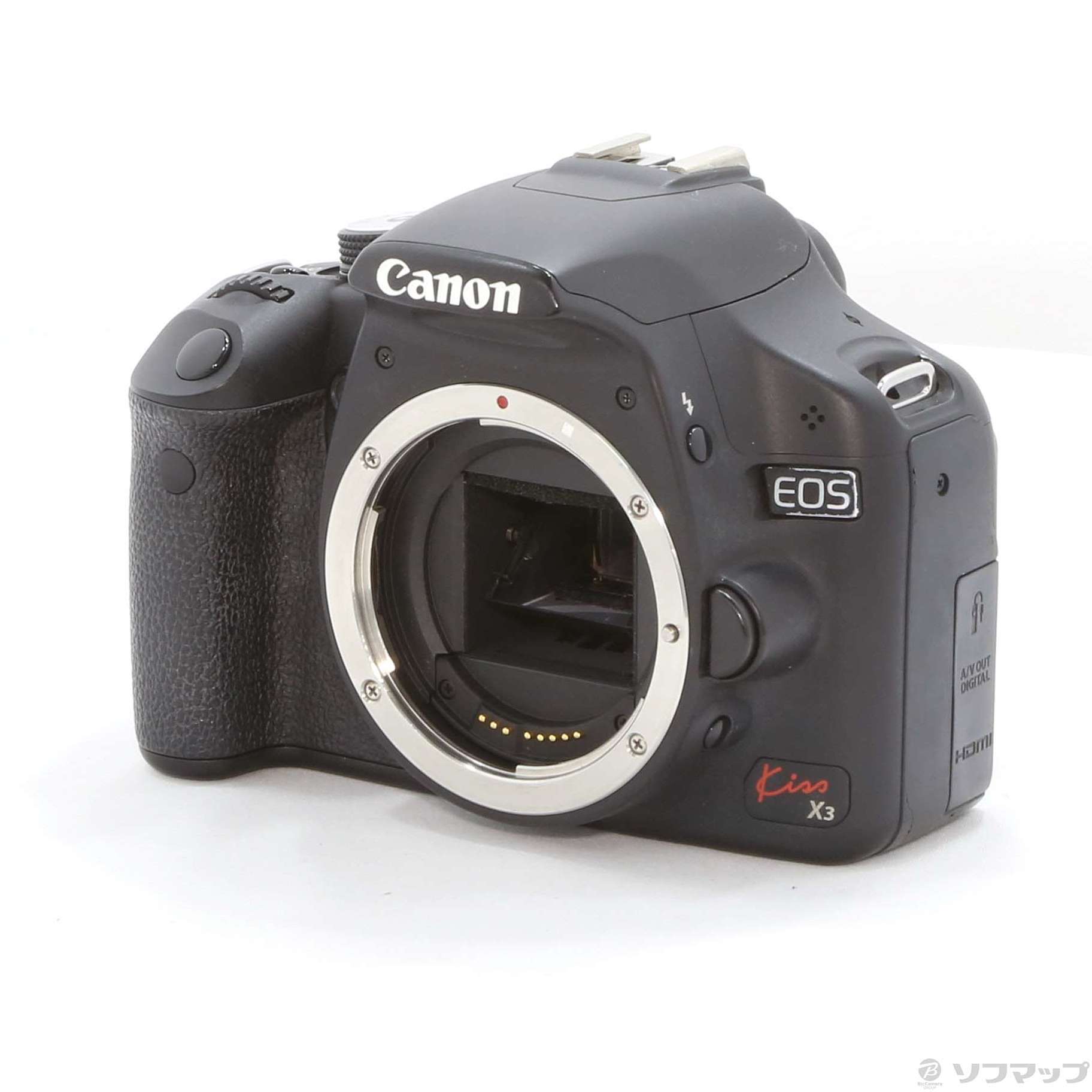 Canon EOS KISS3です。本体レンズ2本ストロボバックセットです