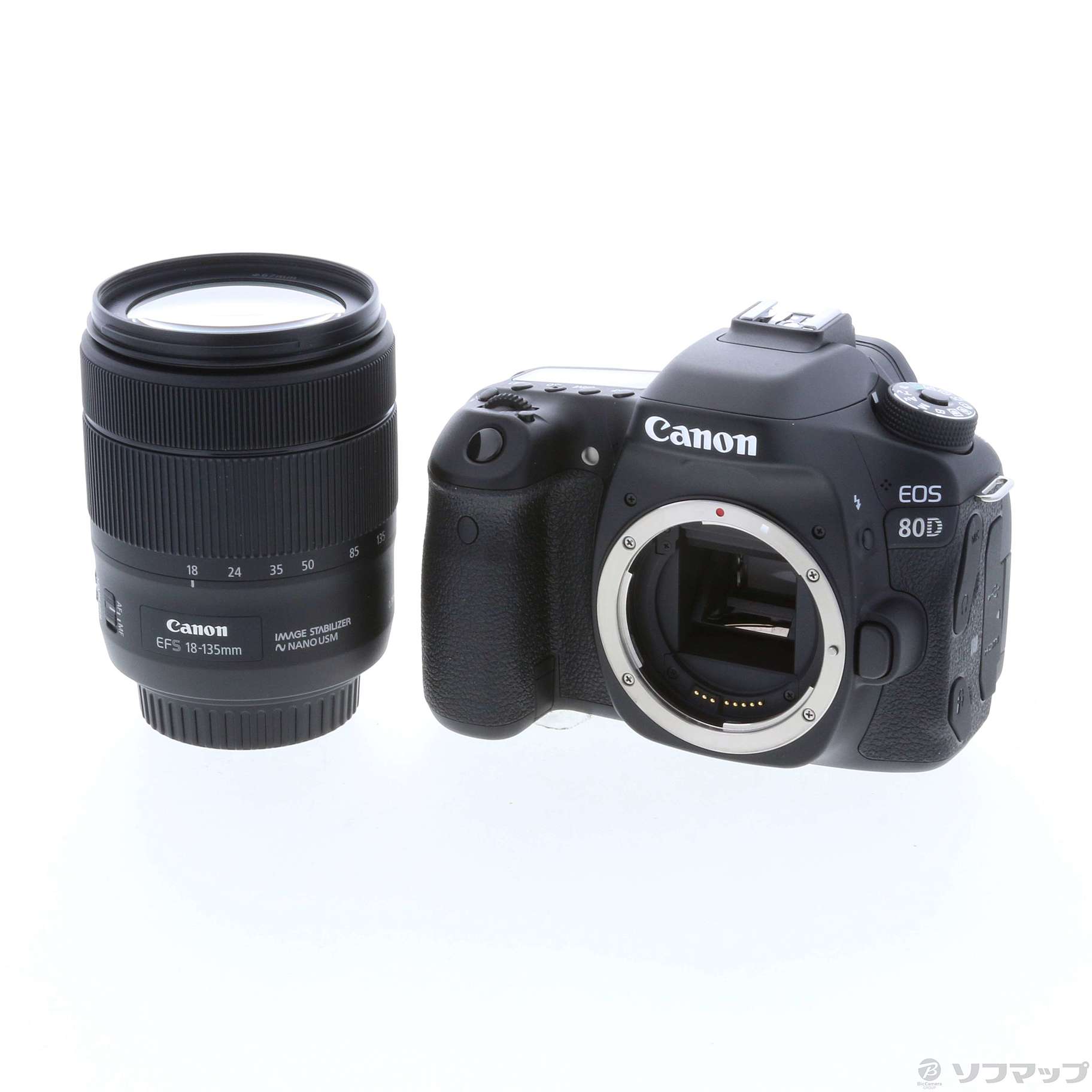 中古】EOS 80D EF-S18-135 IS USM レンズキット [2133031809606