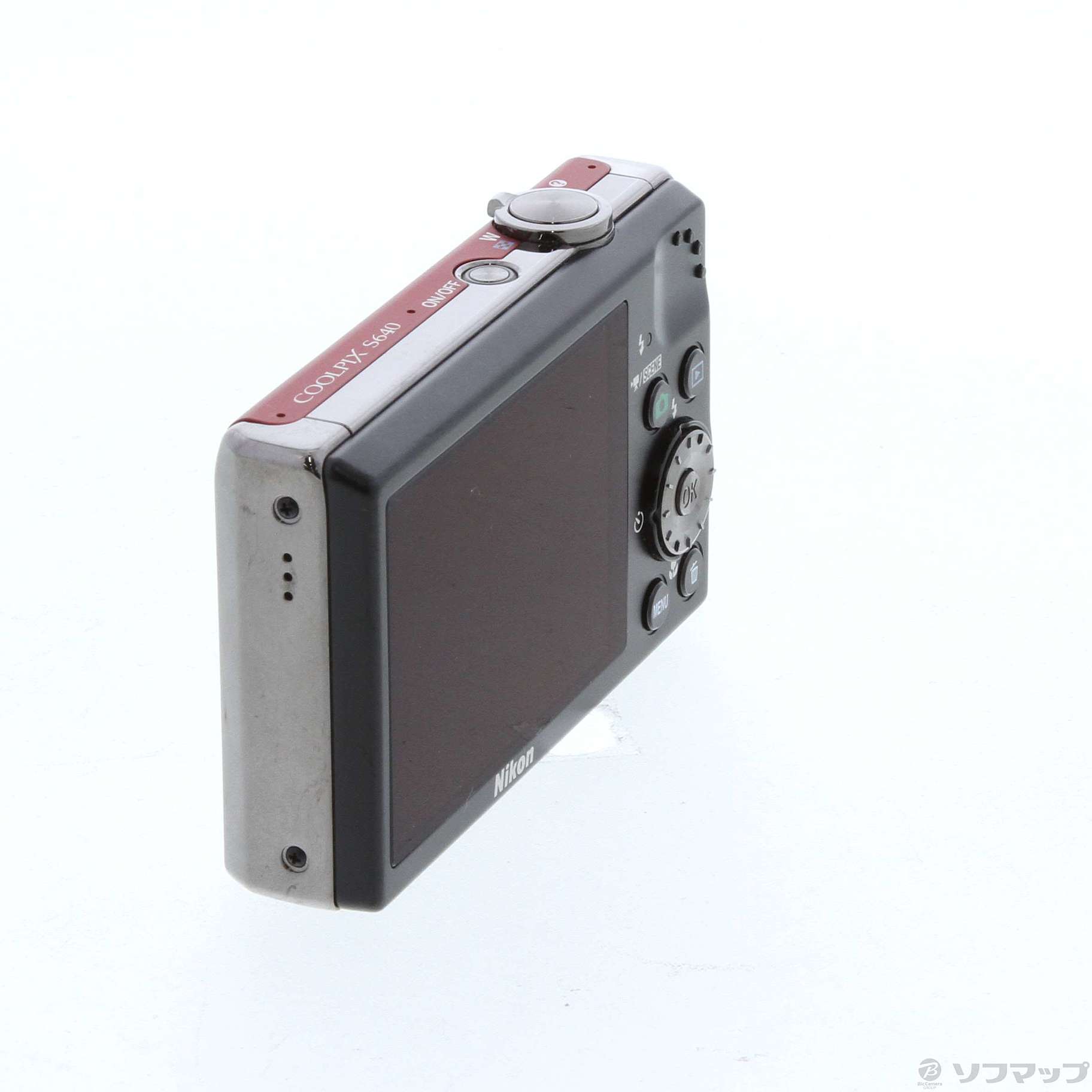 COOLPIX S640 (1200万画素／5倍ズーム／プライムレッド)