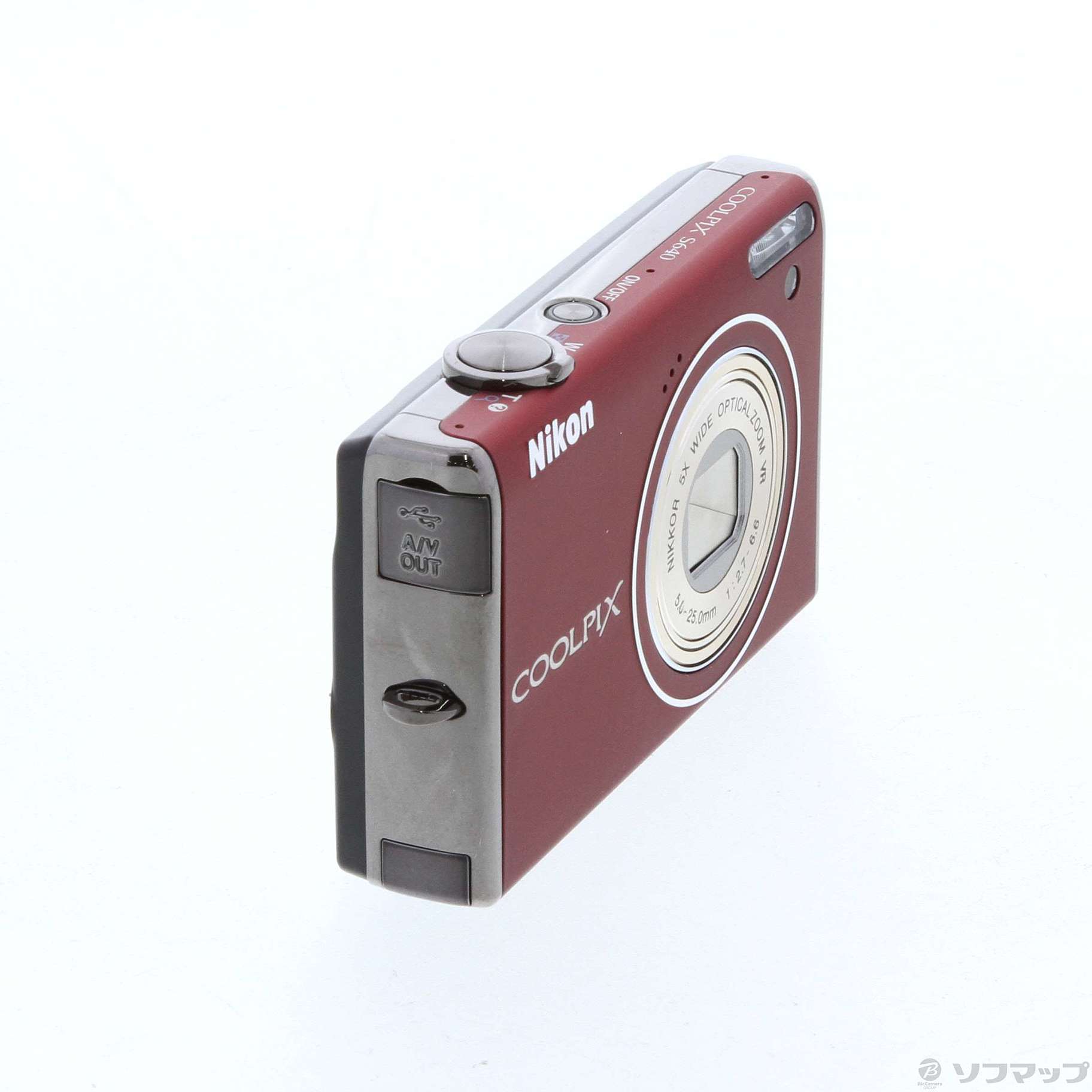 COOLPIX S640 (1200万画素／5倍ズーム／プライムレッド)