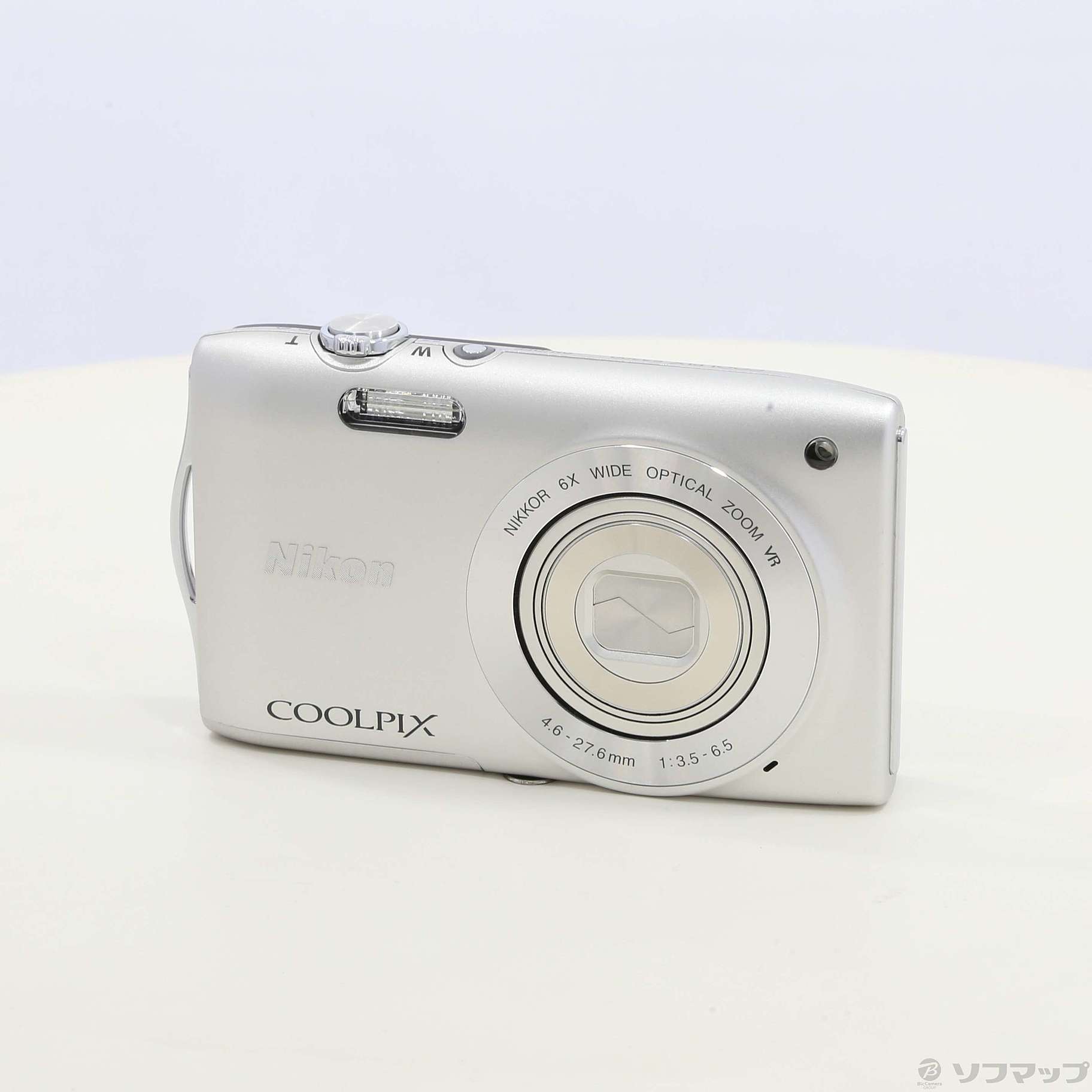 中古】COOLPIX S3300 SL (1600万画素／6倍／クリスタルシルバー