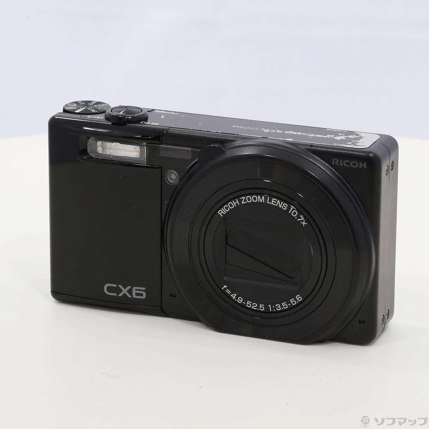 リコー　CX6 中古品　撮影枚数少なめ 中古】CX6 ブラック [2133031816017] - リコレ！|ビックカメラ