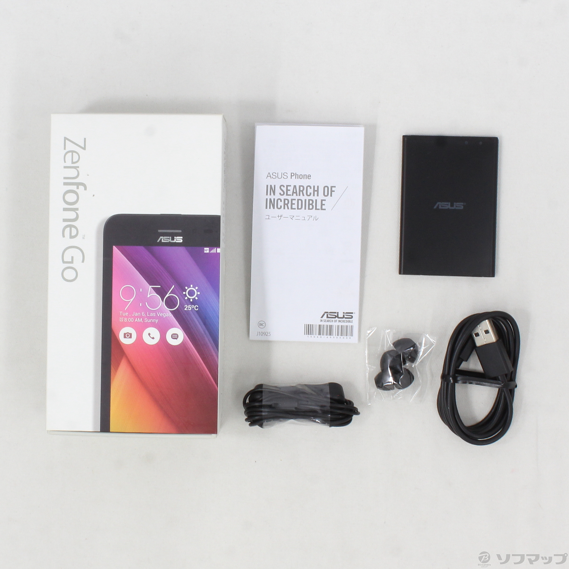 中古 Zenfone Go 16gb ホワイト Zb551kl Wh16 Simフリー リコレ ソフマップの中古通販サイト