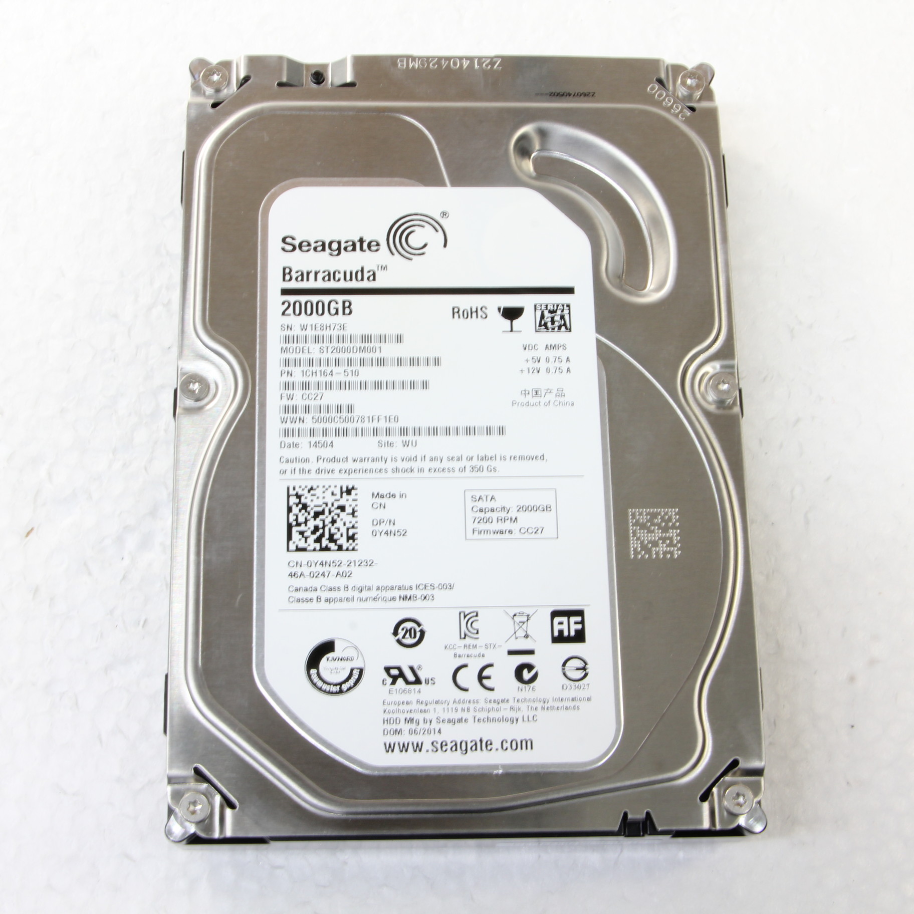 【中古】ST2000DM001 [2133031834677] - リコレ！|ソフマップの中古通販サイト