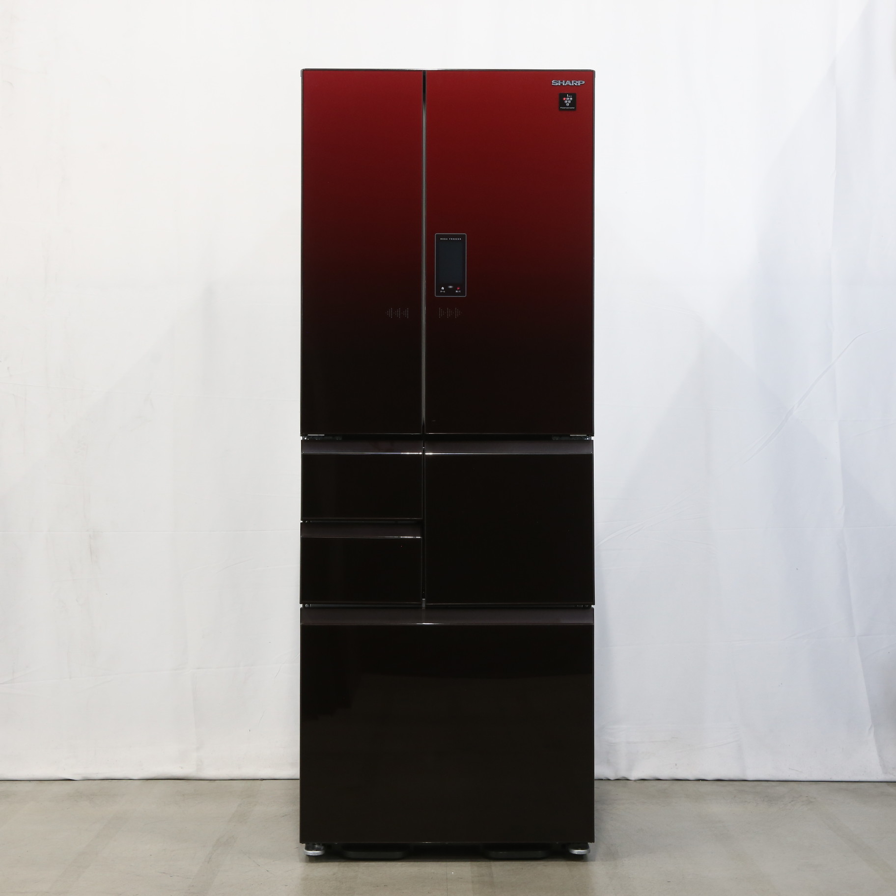中古】〔展示品〕冷蔵庫 プラズマクラスター冷蔵庫 レッド SJ-AF50G-R 