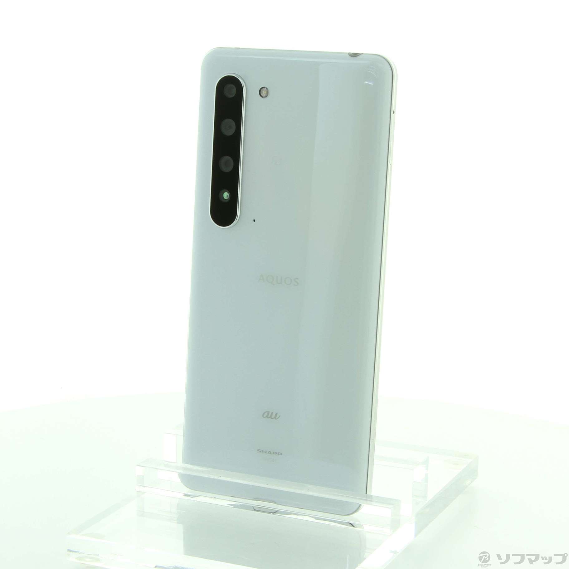 中古】AQUOS R5G 256GB オーロラホワイト SHG01 auロック解除SIM