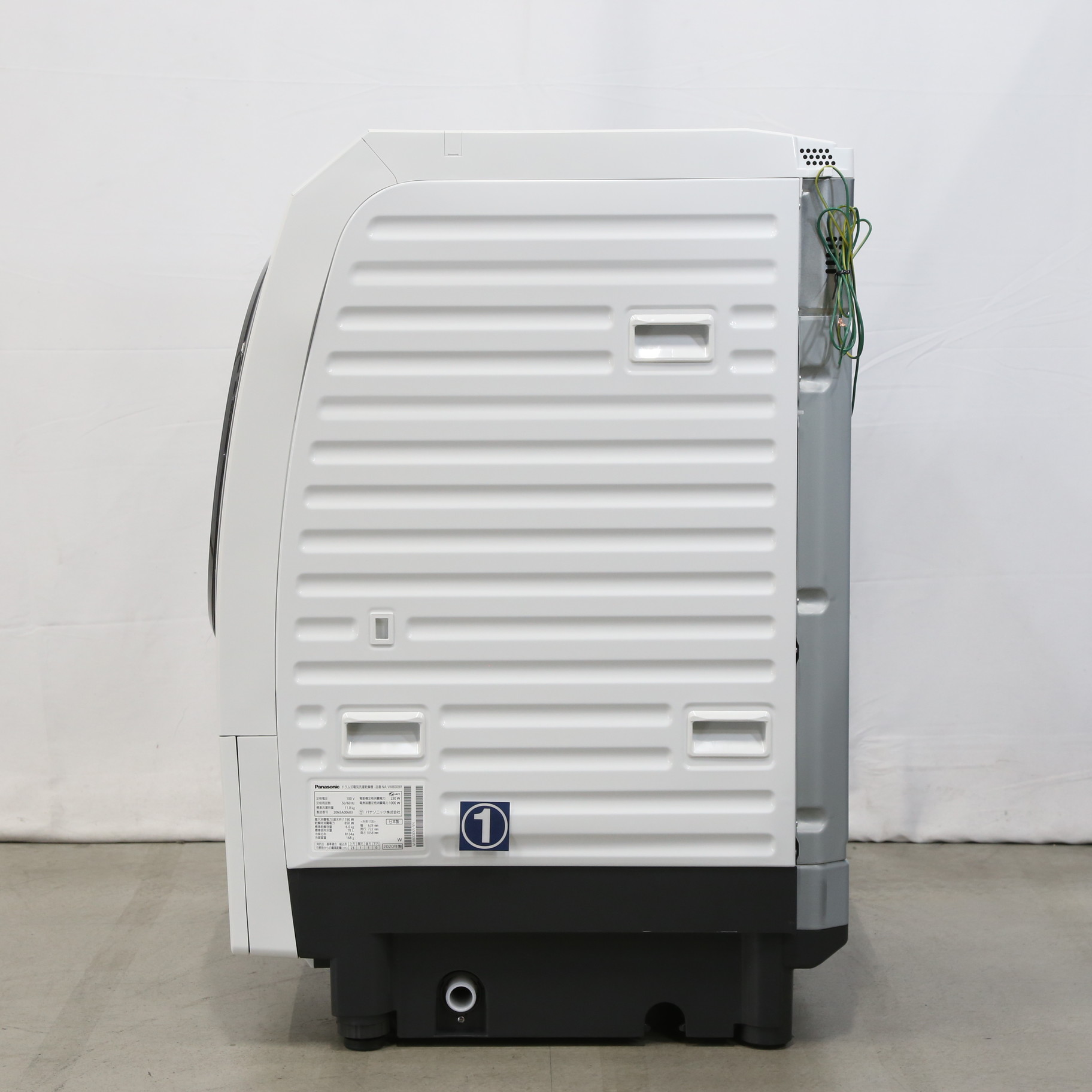 中古】〔展示品〕NA-VX800BR-W ドラム式洗濯乾燥機 VXシリーズ 