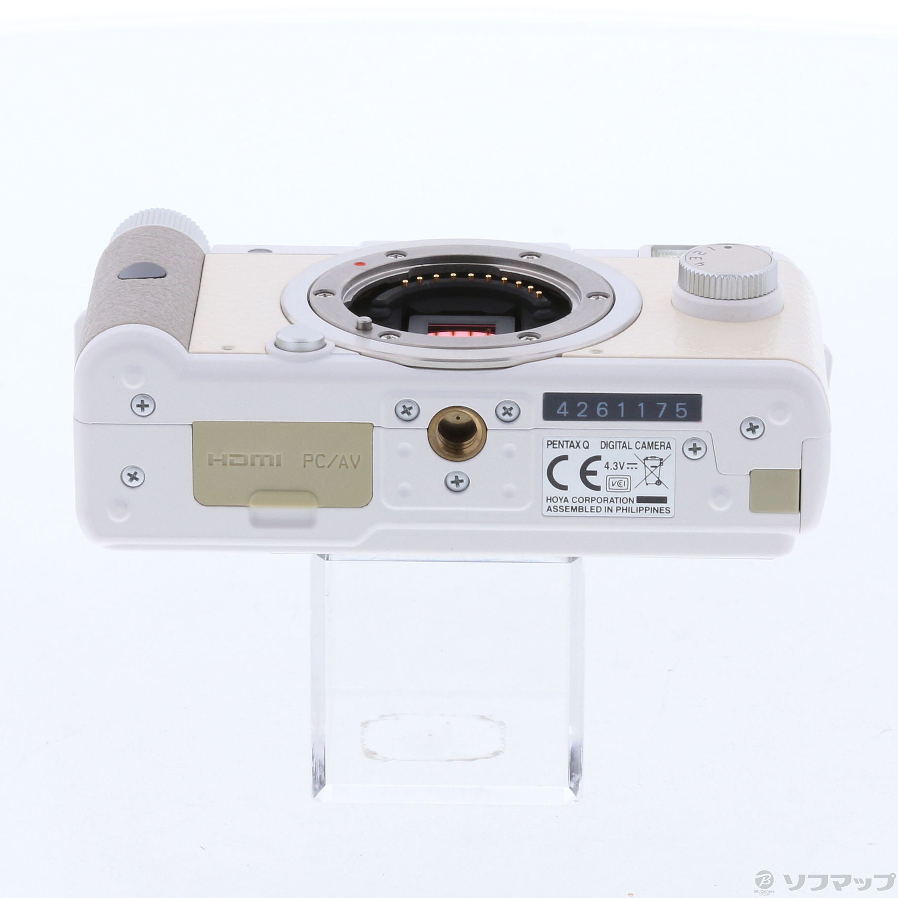 中古】PENTAX Q ボディ (1240万画素／ホワイト／SDXC) [2133031875335