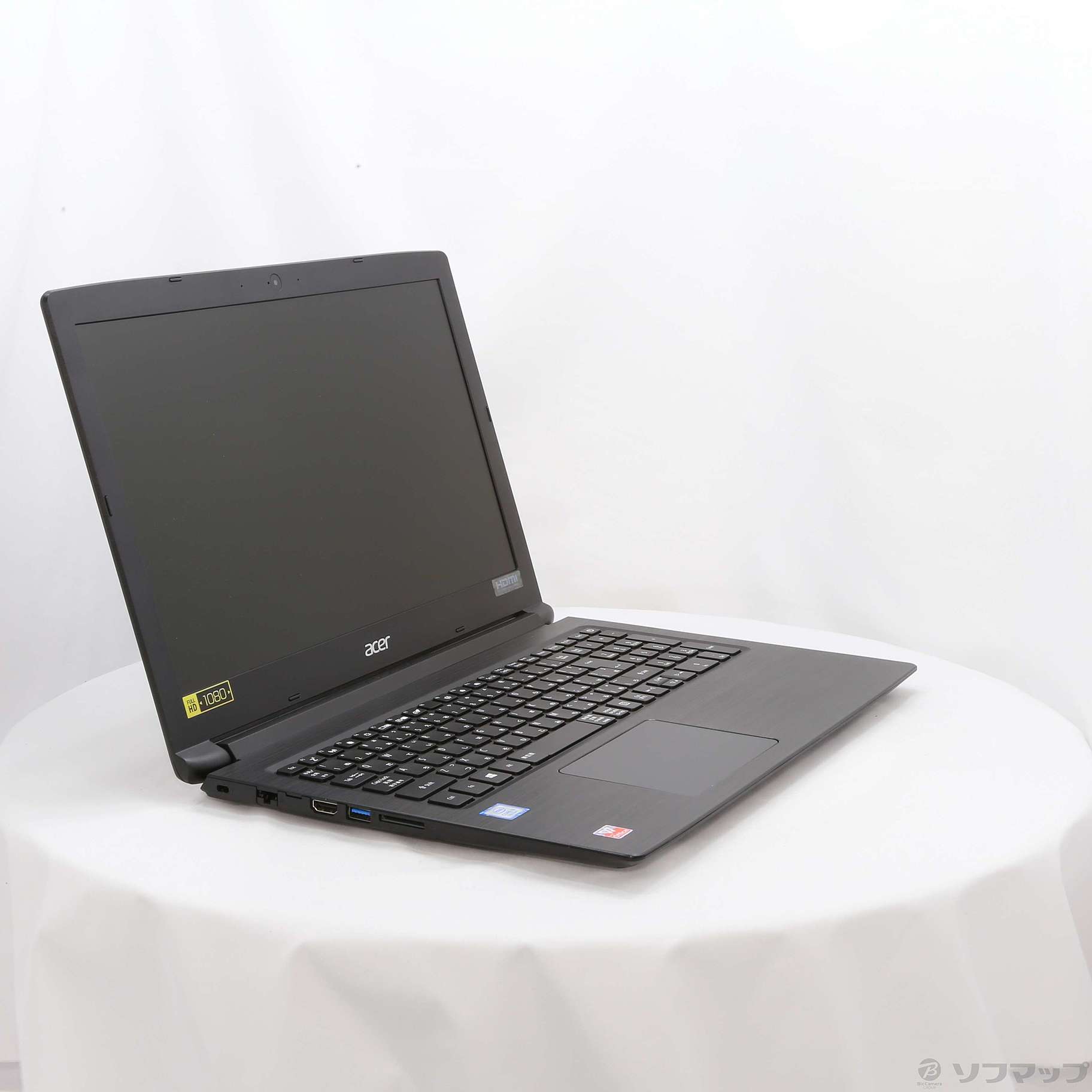 中古】〔展示品〕 Aspire 3 A315-53-A34U／K オブシディアンブラック 