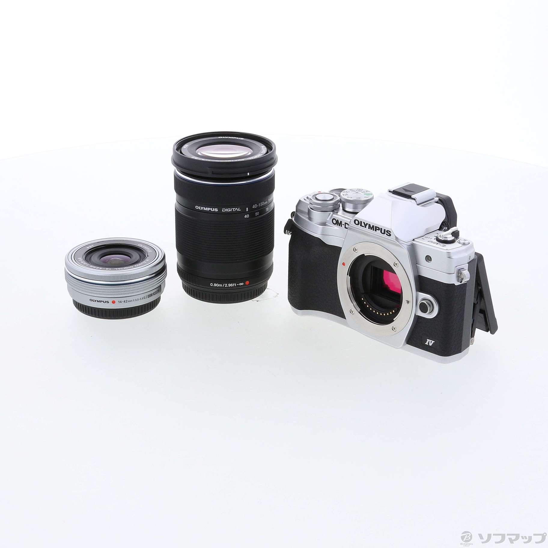 中古】OM-D E-M10 Mark IV EZダブルズームキット シルバー