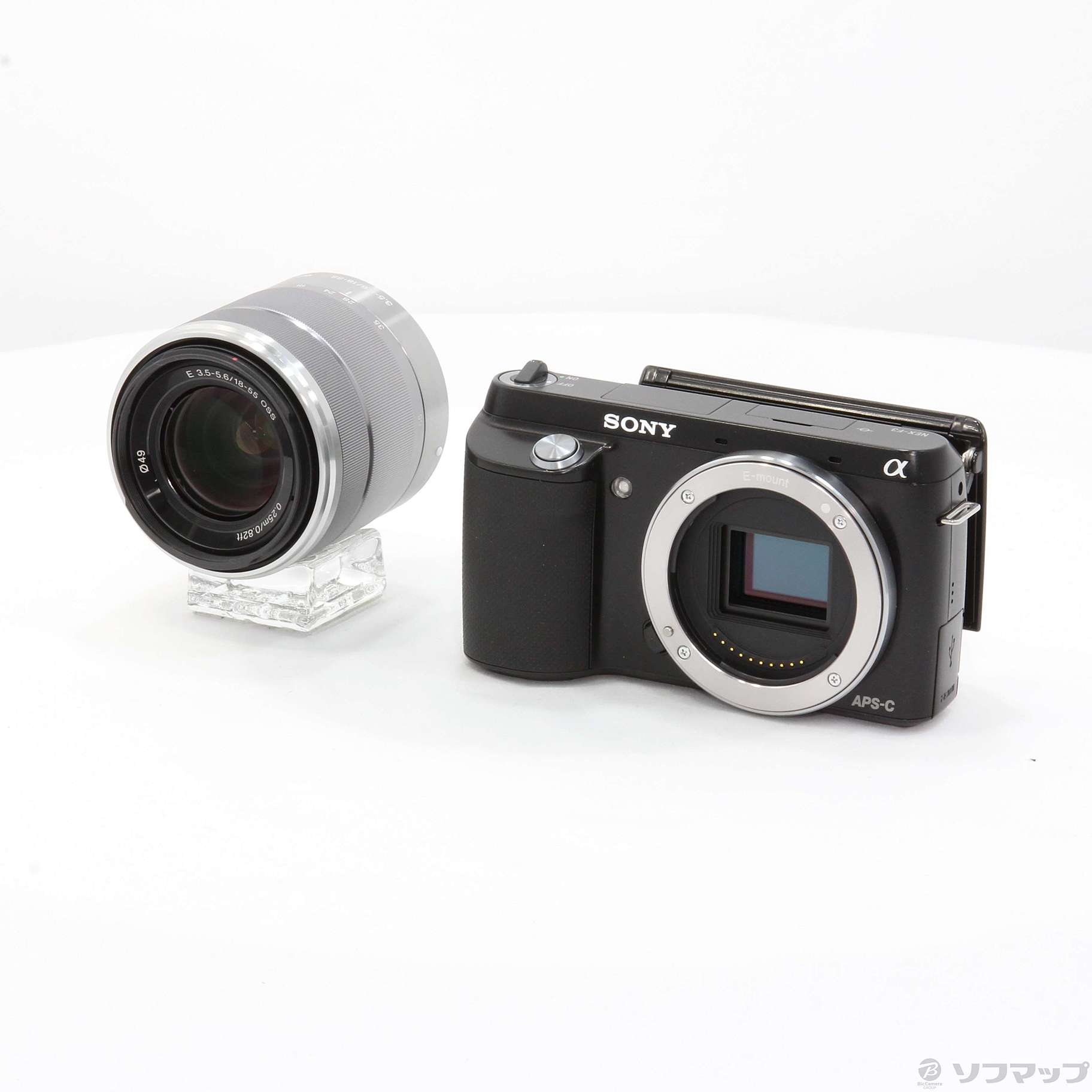 中古】α NEX-F3K ズームレンズキット ブラック [2133031905667