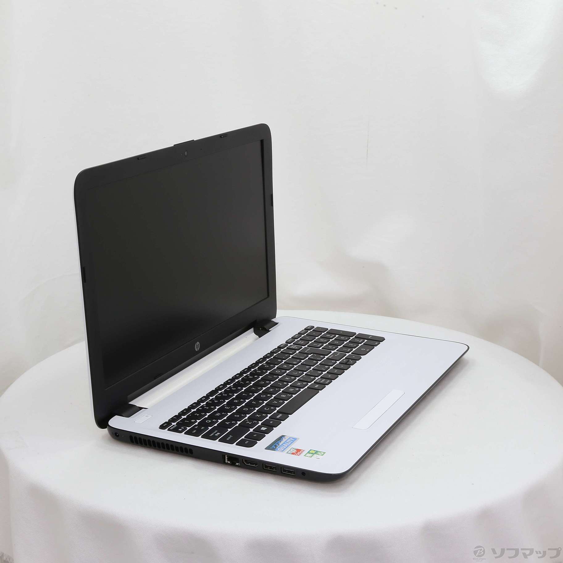 中古】格安安心パソコン HP 15-ba003AU W6S92PA#ABJ ホワイト