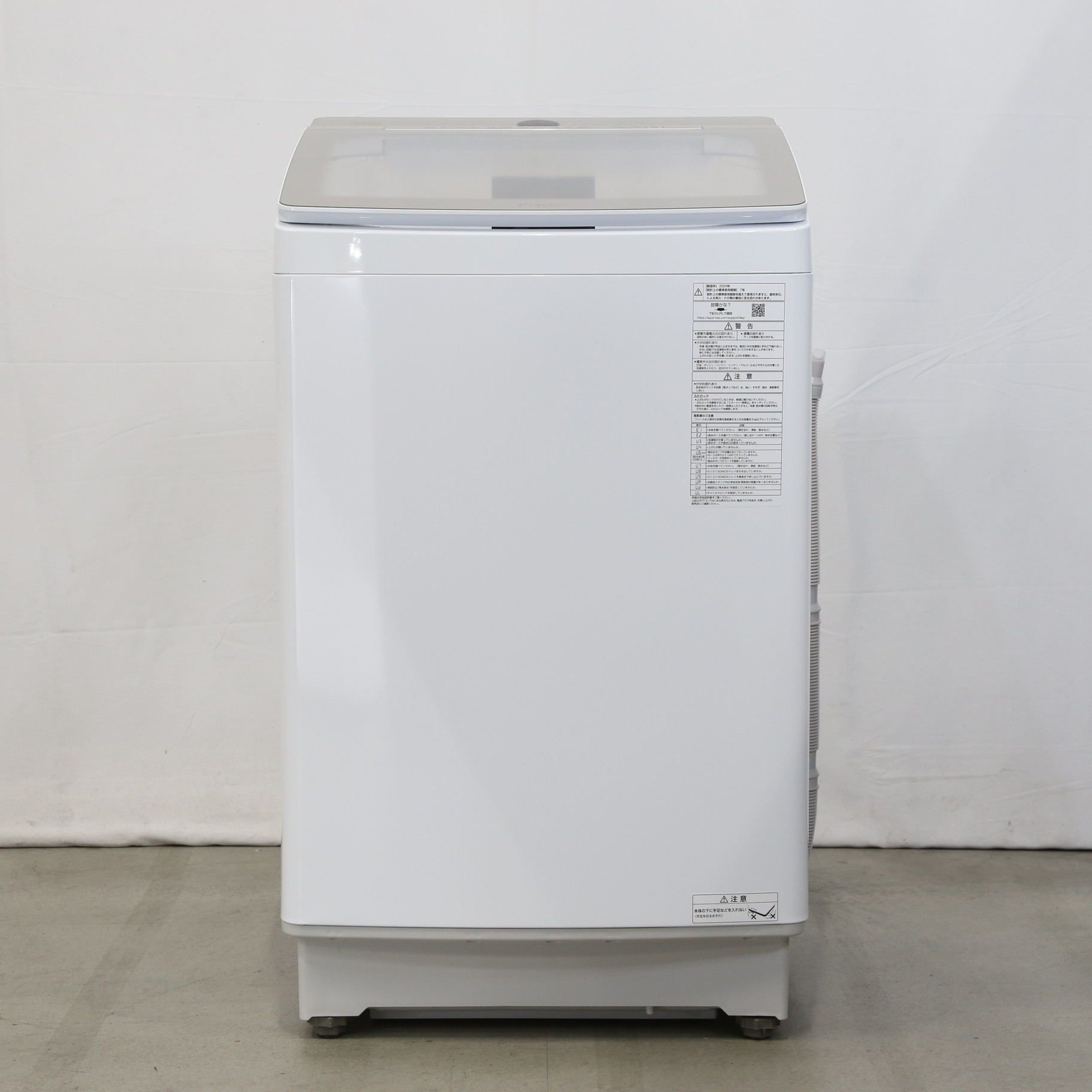 中古】〔展示品〕全自動洗濯機 Prette(プレッテ) ホワイト AQW-GVX140J 