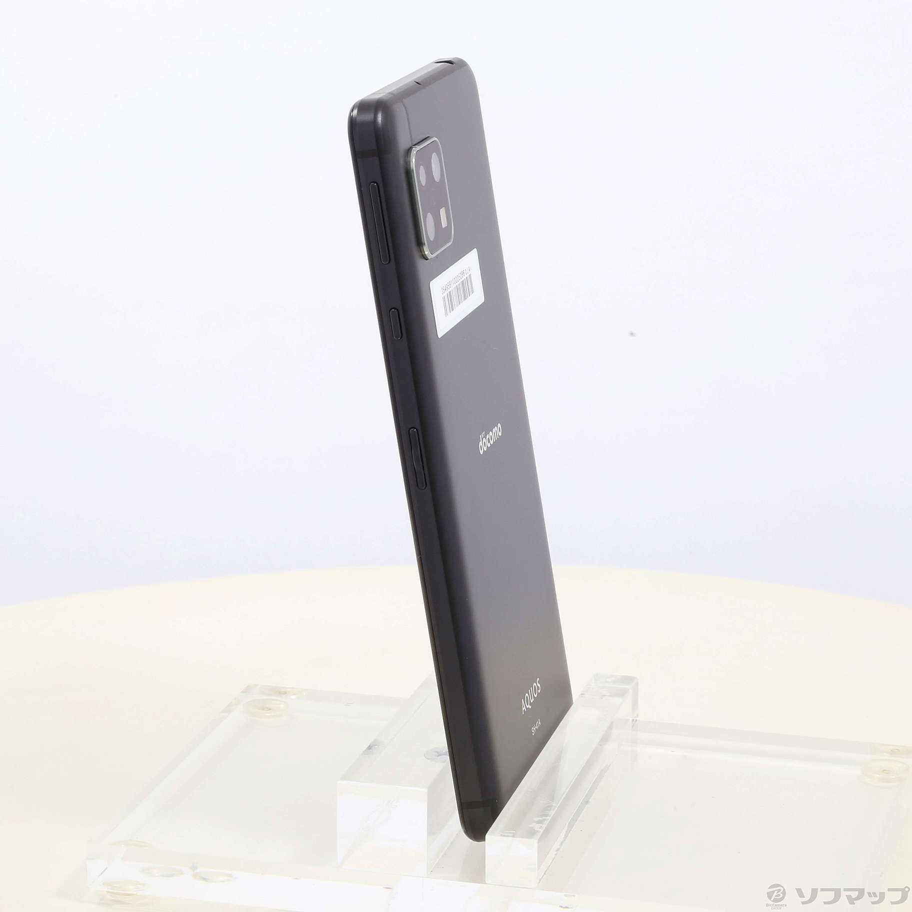中古】AQUOS sense4 64GB ブラック SH-41A docomoロック解除SIMフリー