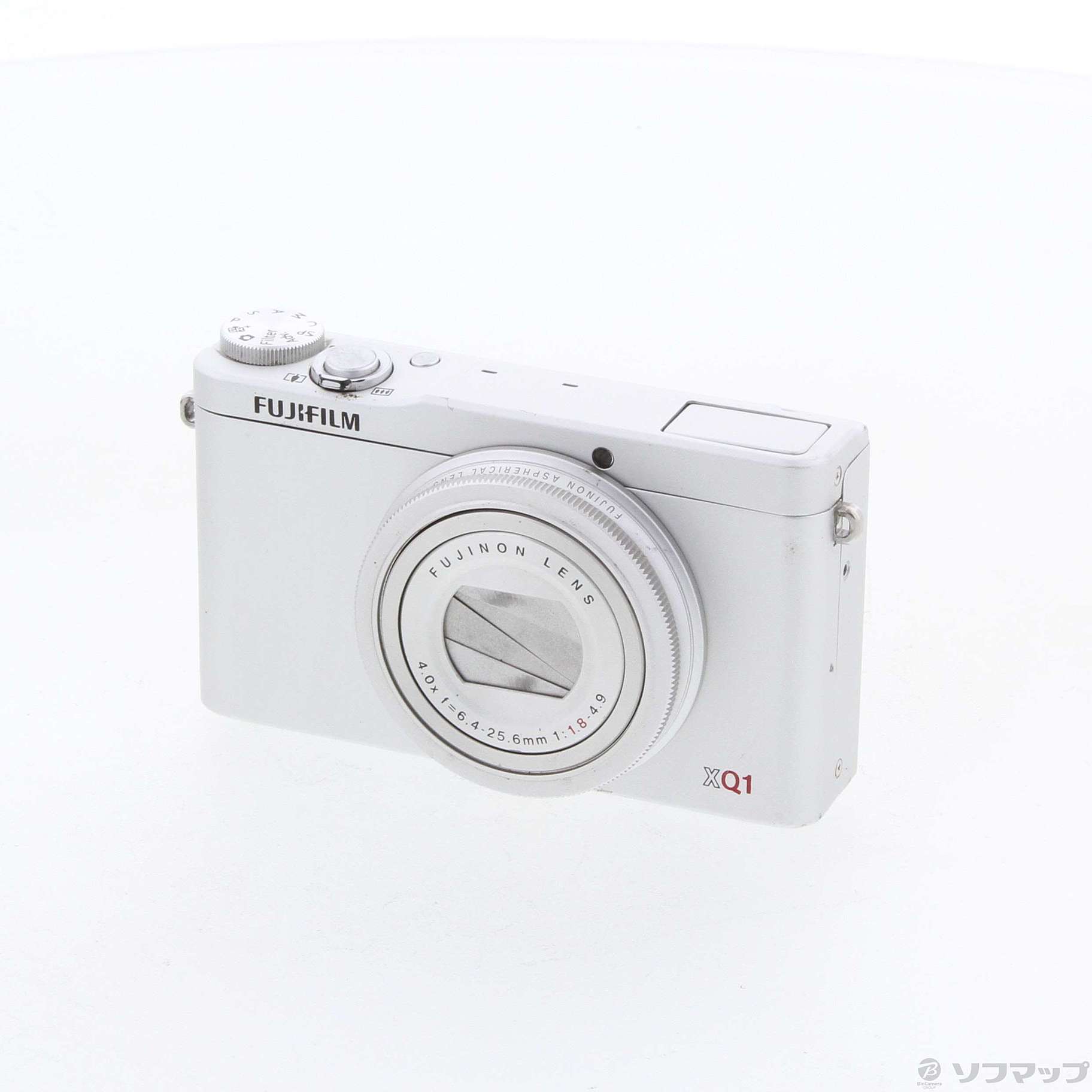 中古】FUJIFILM XQ1 (1200万画素／4倍／シルバー／SDXC) FX-XQ1S