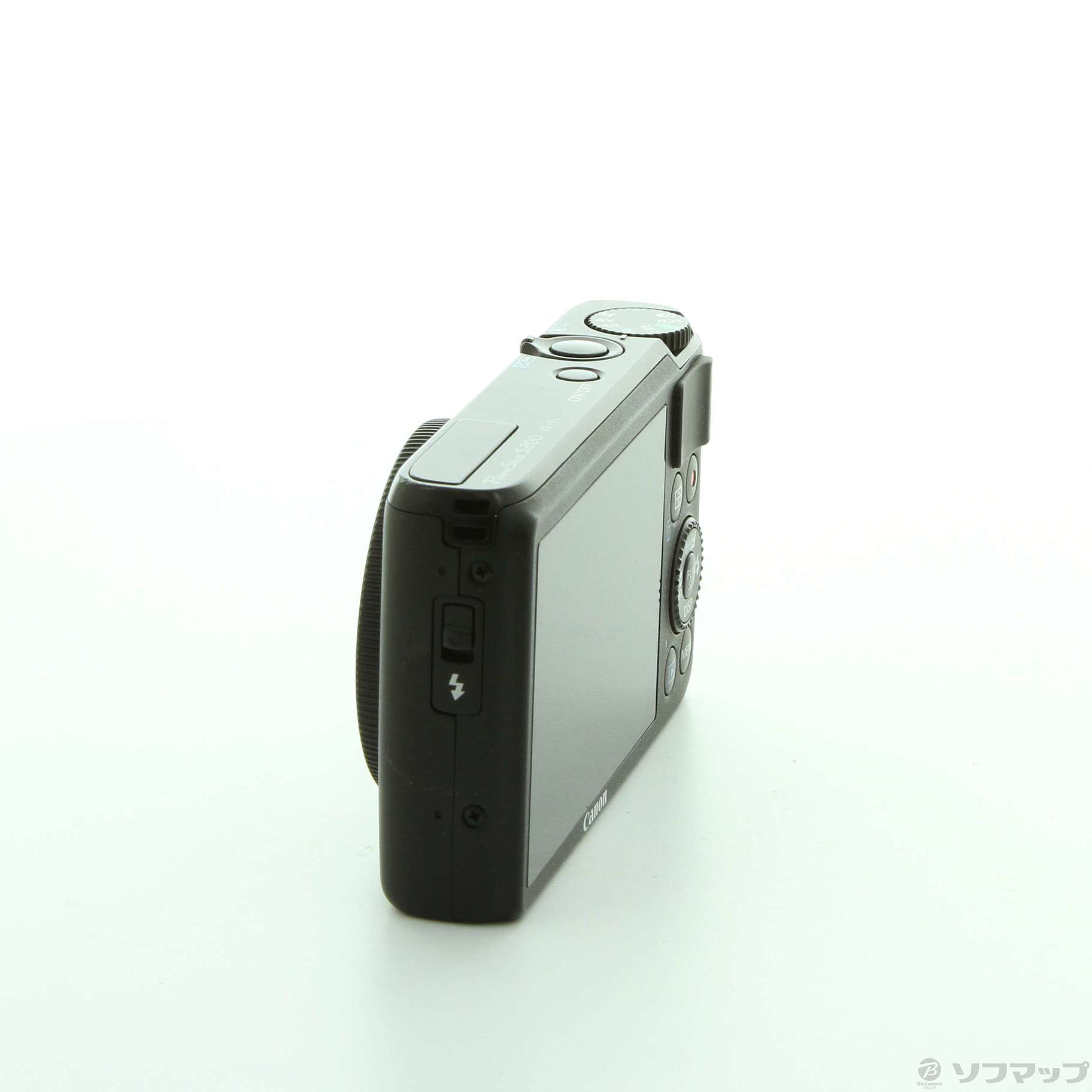 PowerShot S200 Canon ブラック | コンパクトデジタルカメラ F値2.0