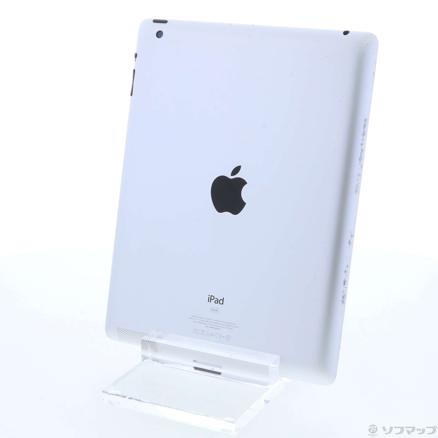 中古】セール対象品 iPad 第3世代 64GB ホワイト MD330J／A Wi-Fi