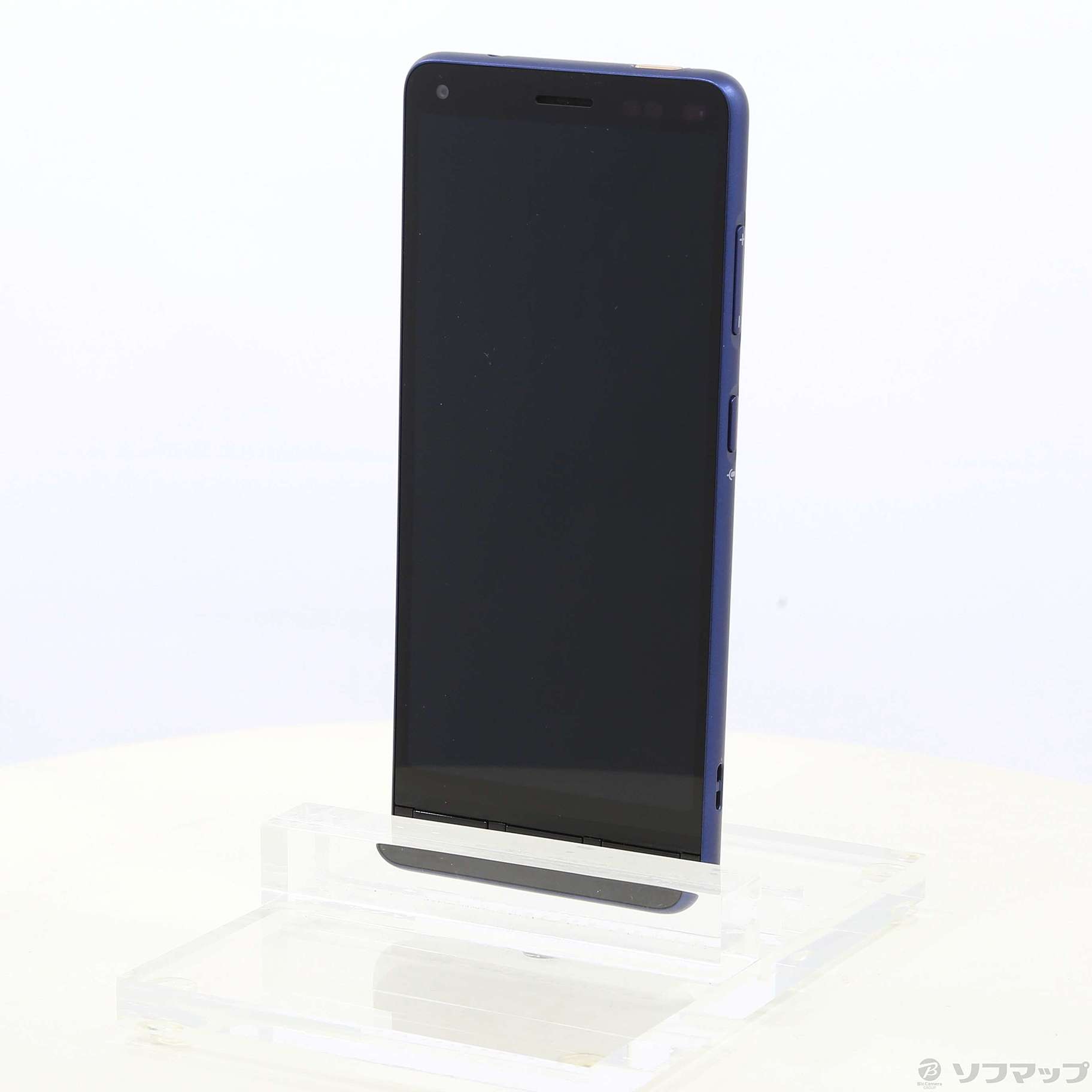 京セラ - 美品！かんたんスマホ2 ネイビー KYOCERA かんたんスマホ2+ スマホケース 簡単スマホ2 plus