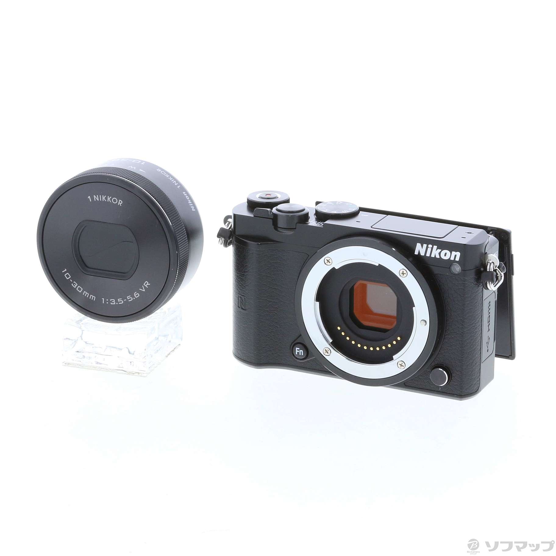 中古】Nikon 1 J5 標準パワーズームレンズキット (2081万画素／ブラック) [2133032023773] -  リコレ！|ビックカメラグループ ソフマップの中古通販サイト