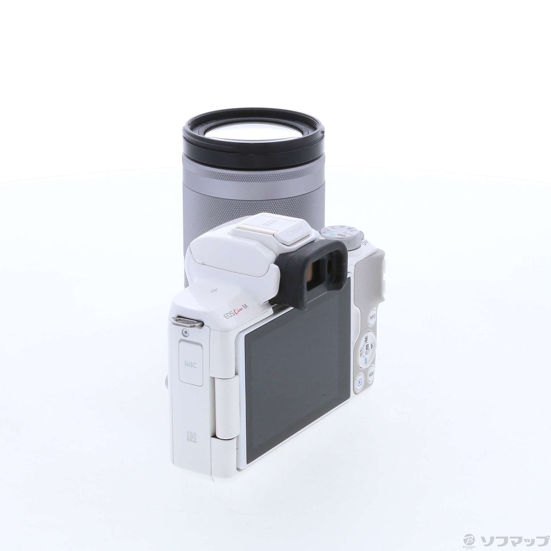 中古】EOS Kiss M (ホワイト)・EFM18150 IS STM レンズキット ◇07/06