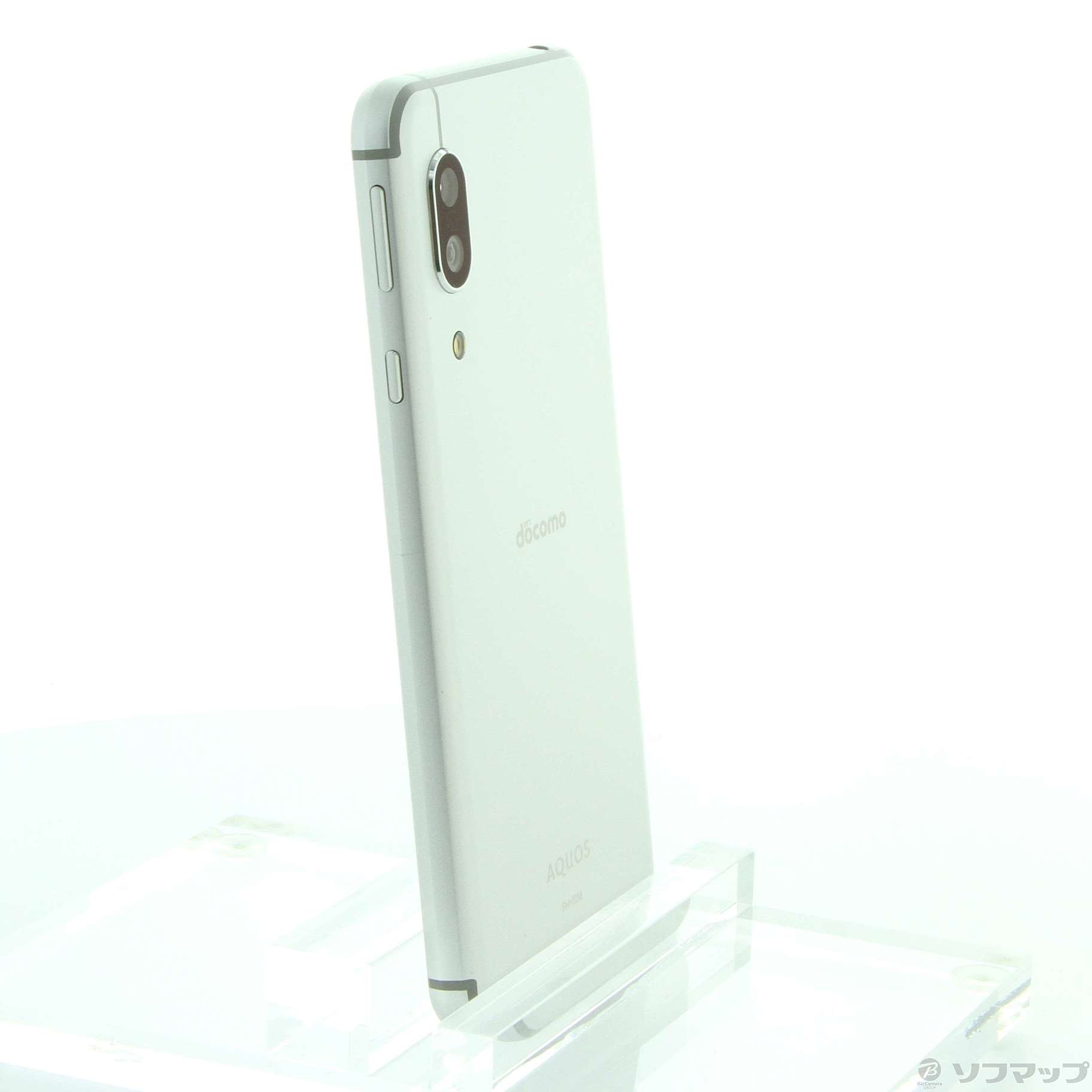 中古】AQUOS sense3 64GB シルバーホワイト SH-02M docomoロック解除
