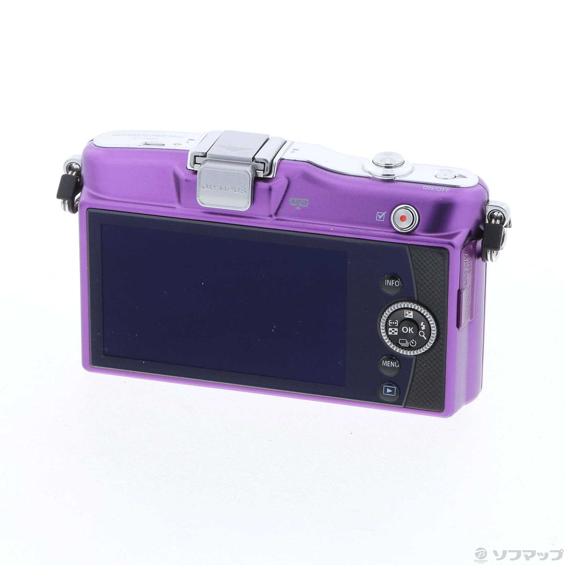 中古】セール対象品 PEN mini E-PM1 ボディ パープル (1230万画素