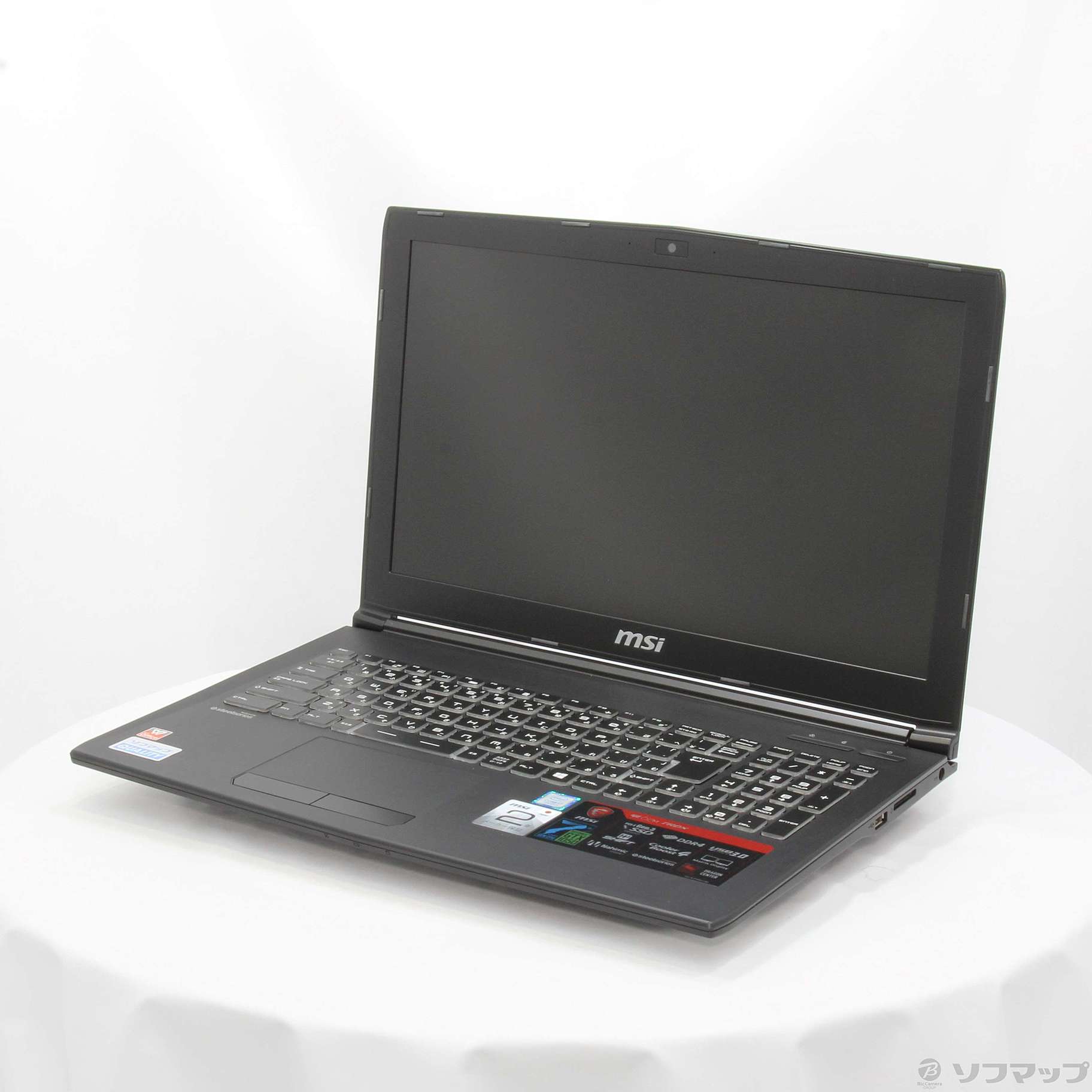 中古】GL62M 7RDX-1010JP ブラック 〔Windows 10〕 [2133032090003] - リコレ！|ビックカメラグループ  ソフマップの中古通販サイト