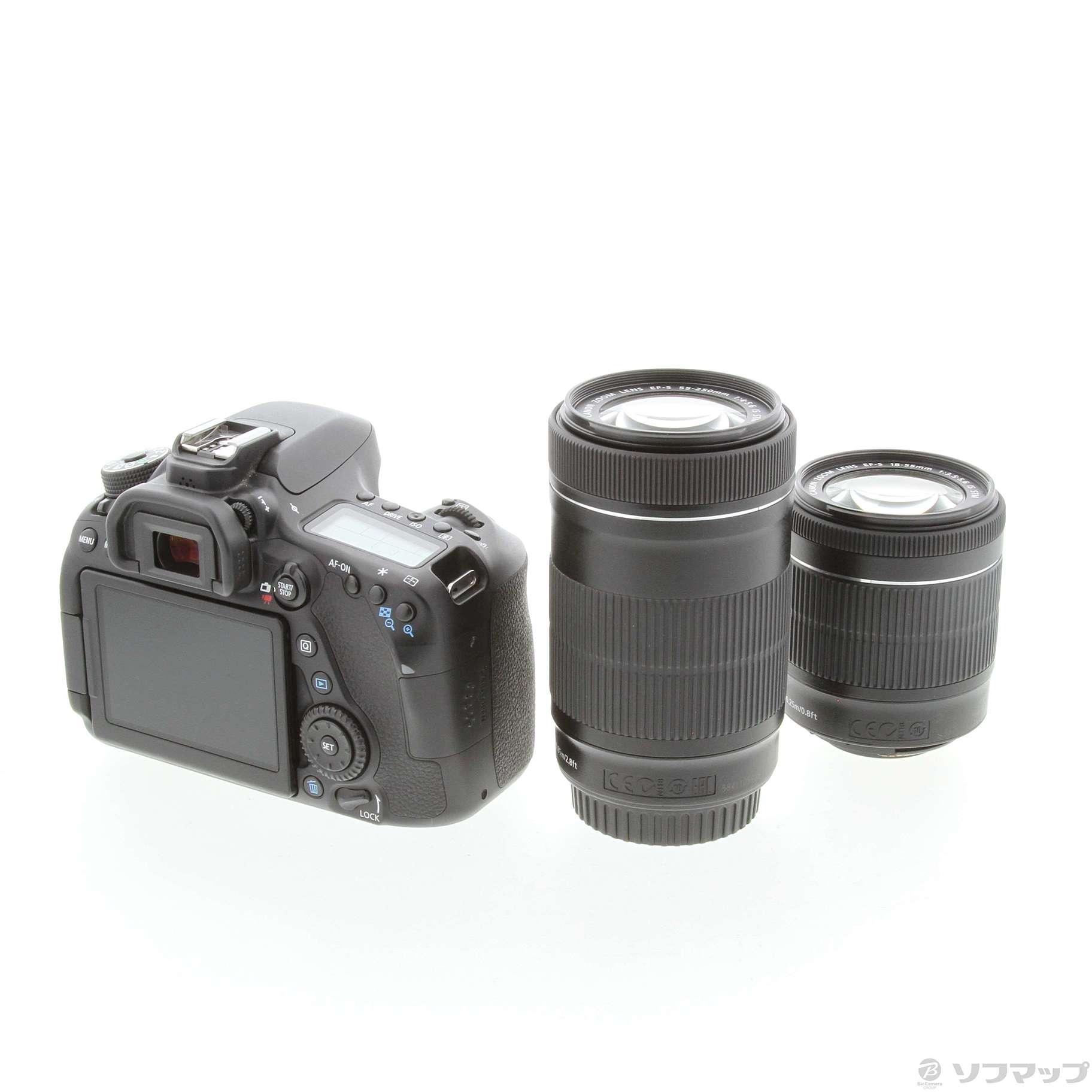 【美品】Canon EOS 80D ダブルズームレンズセット EOS 80D 新品 CANON ダブルズームキット 保証書他店印付き