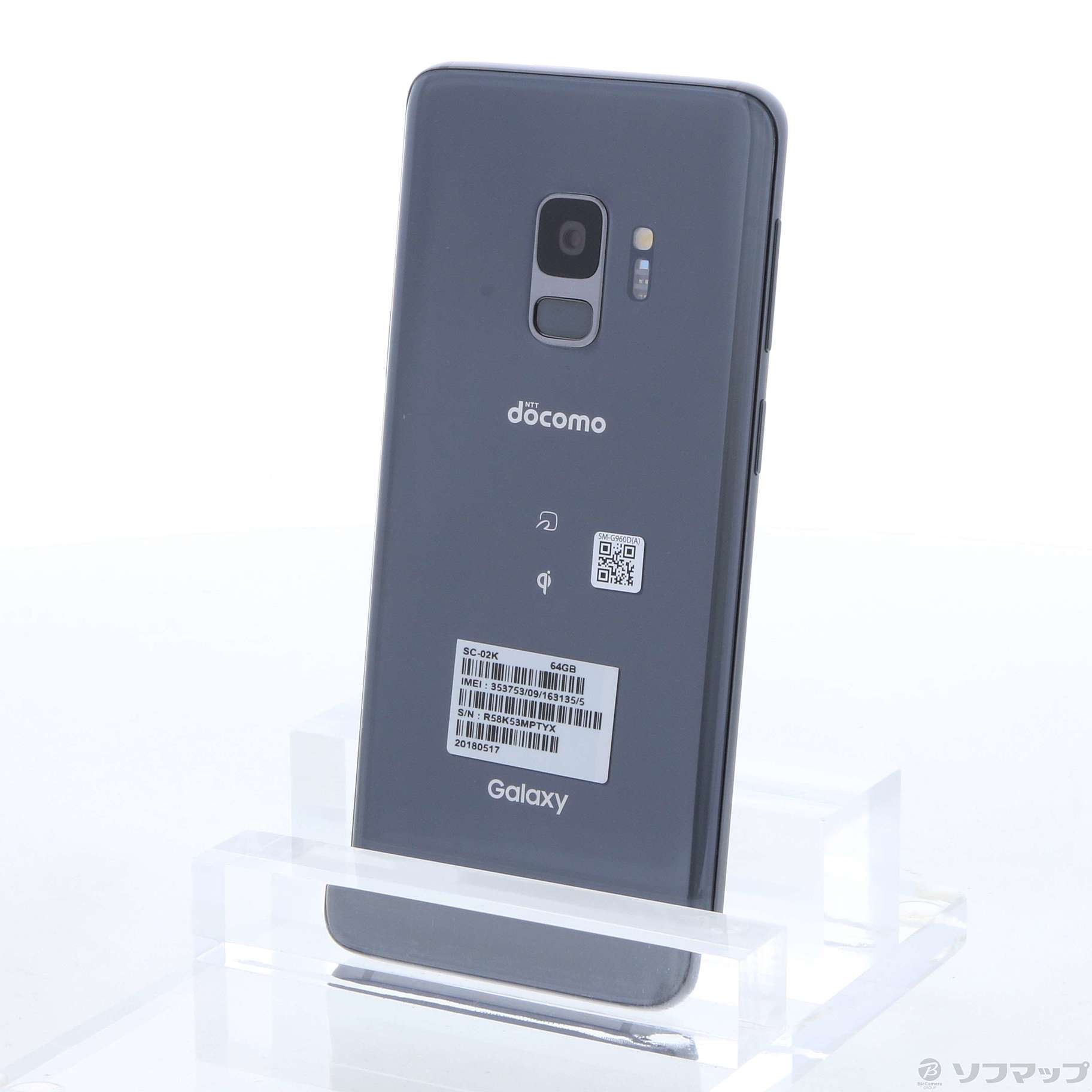 新品◇Simフリー Galaxy S9 SC-02K Gray◇-